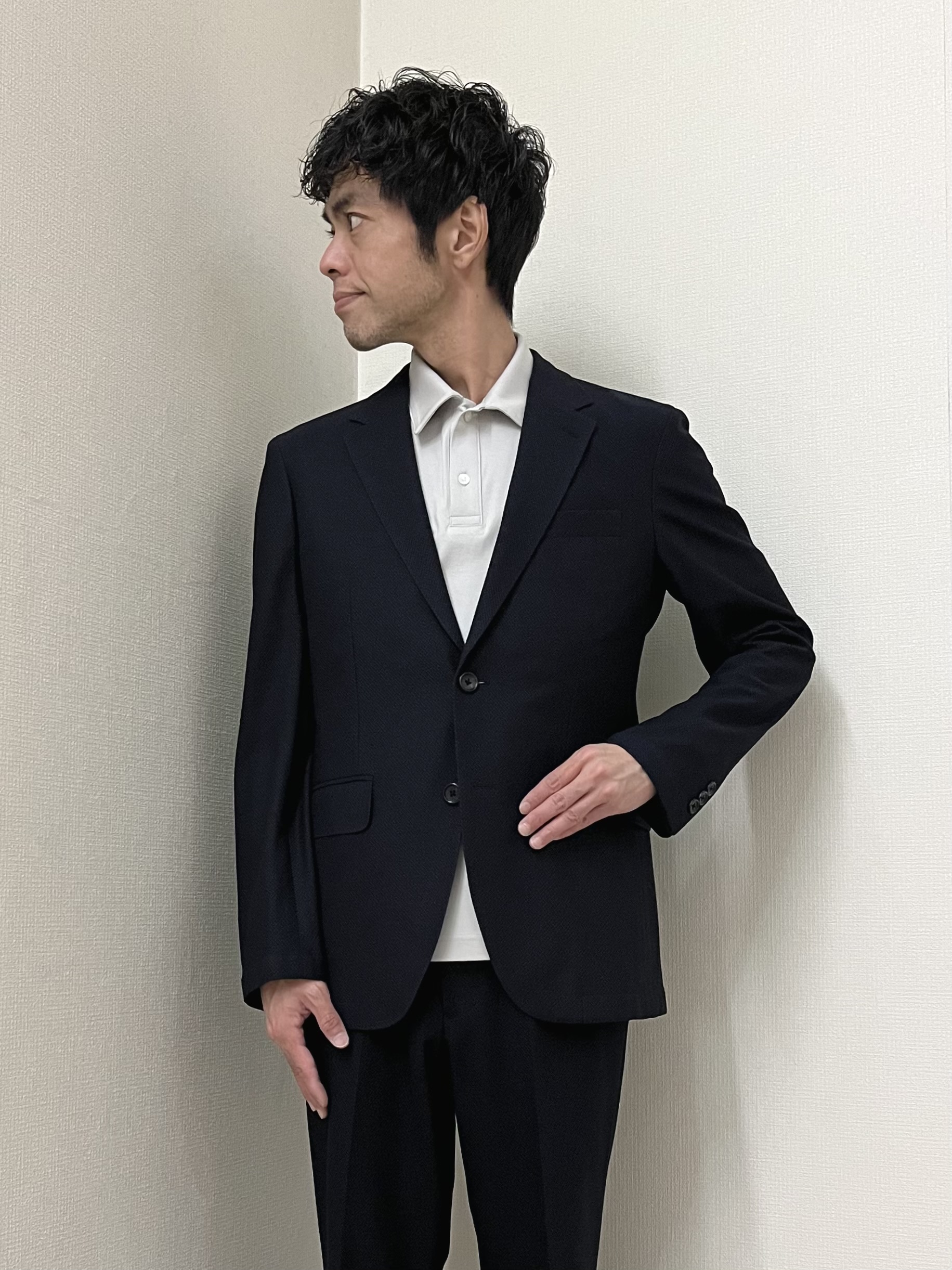 URAさんの「TAKEO KIKUCHI｜【抗菌防臭】CALCULO（R）ジャージ ジャケット」を使ったコーディネート