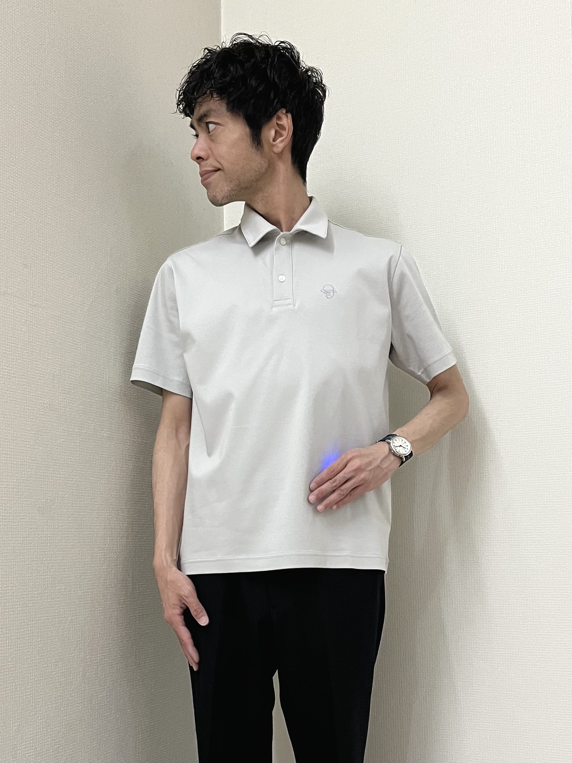 URAさんの「TAKEO KIKUCHI｜【抗菌防臭】CALCULO（R）ジャージ ジャケット」を使ったコーディネート