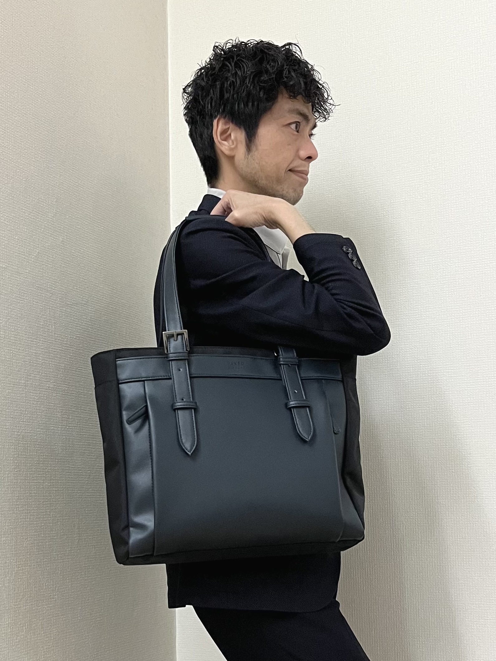 URAさんの「TAKEO KIKUCHI｜【抗菌防臭】CALCULO（R）ジャージ ジャケット」を使ったコーディネート