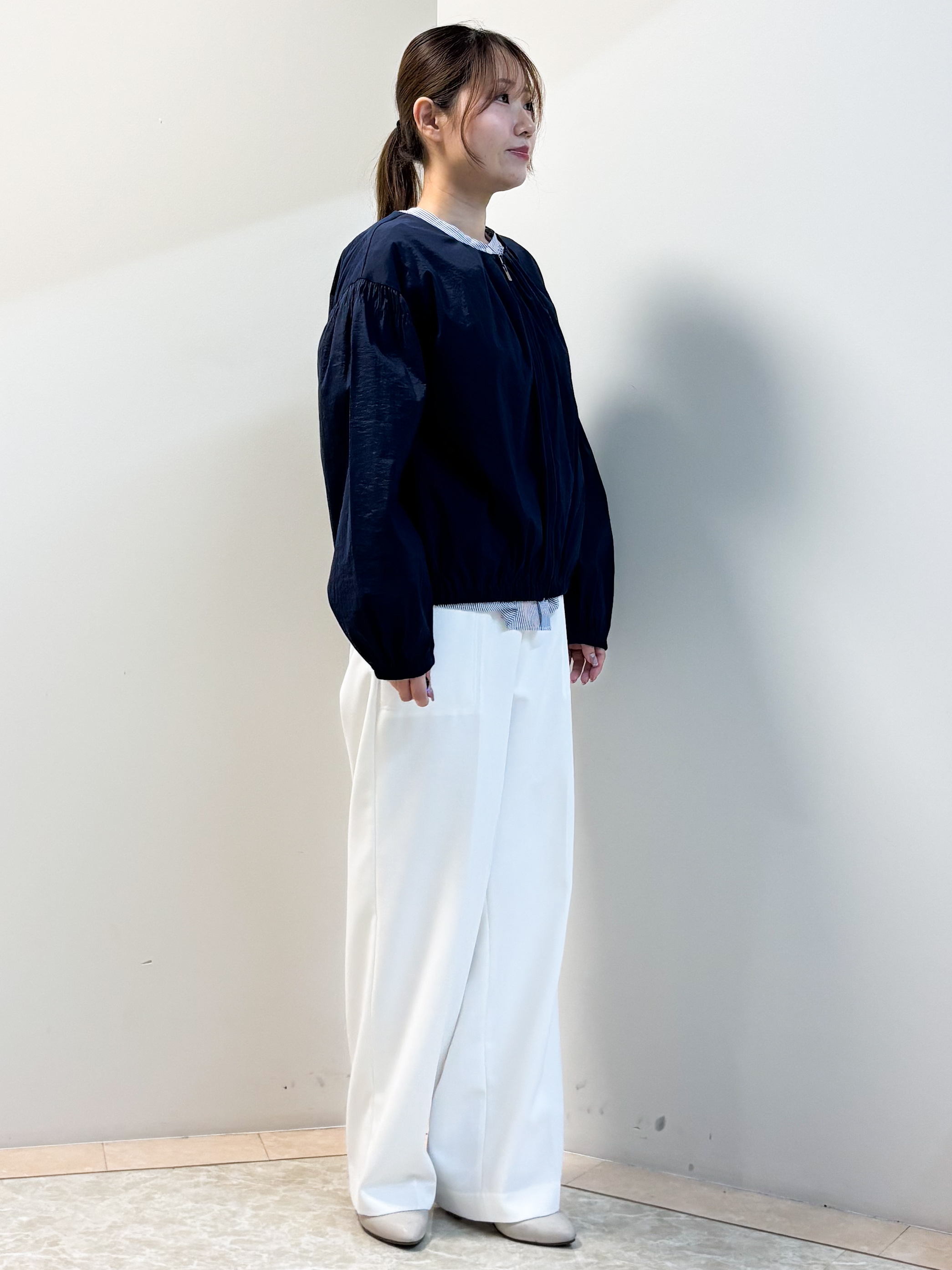 Sawaさんの「Reflect｜フロントファスナーシアーブルゾン」を使ったコーディネート