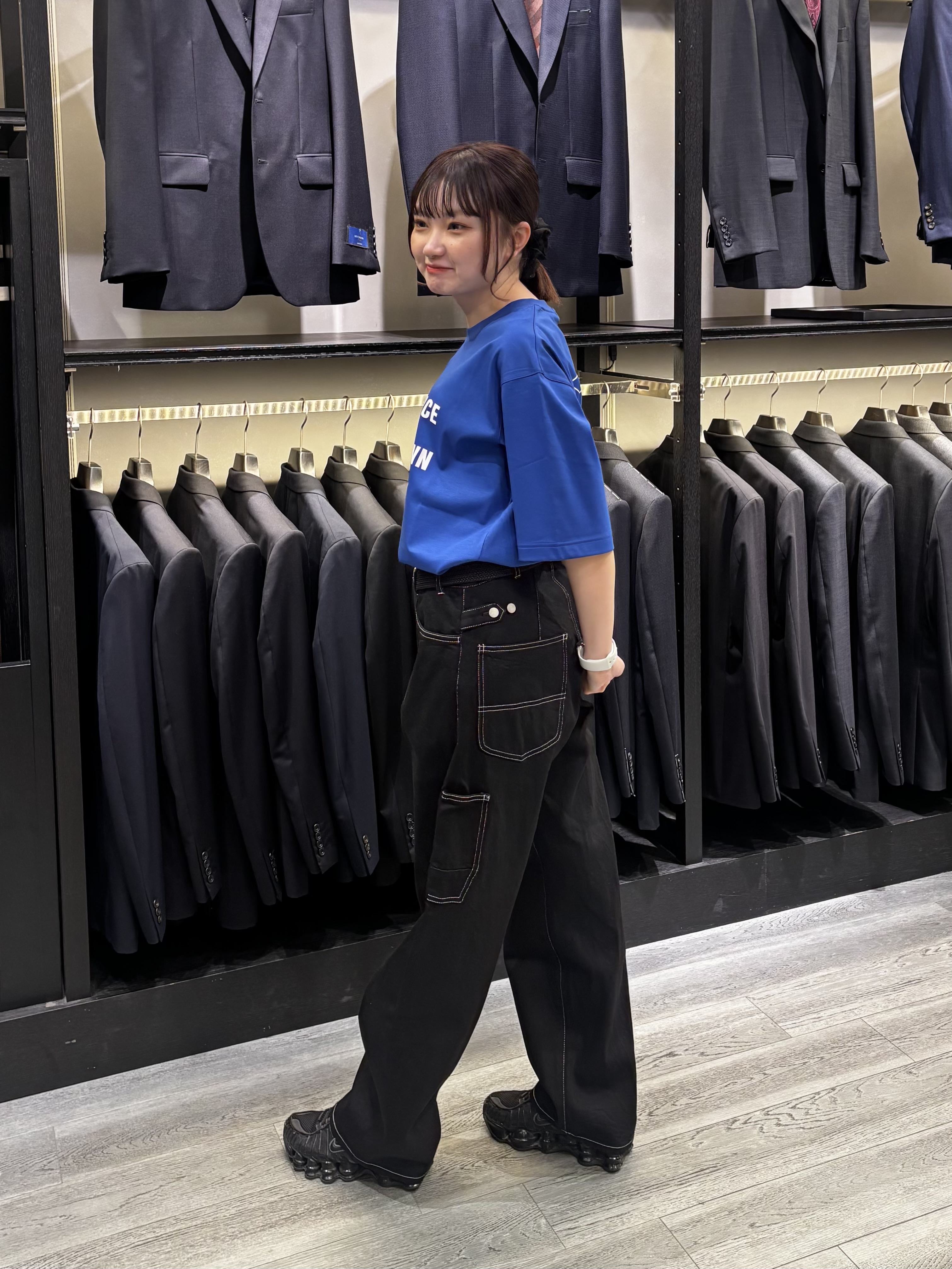 ウララさんの「TAKEO KIKUCHI｜【Made in JAPAN】ドモドソーラ ゴムメッシュベルト」を使ったコーディネート