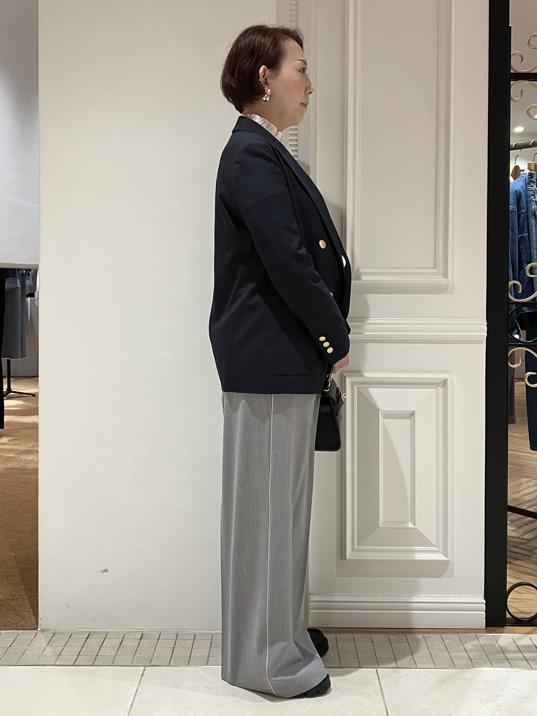 TAJIさんの「DRESSTERIOR｜コンフォート ダブルブレザー」を使ったコーディネート
