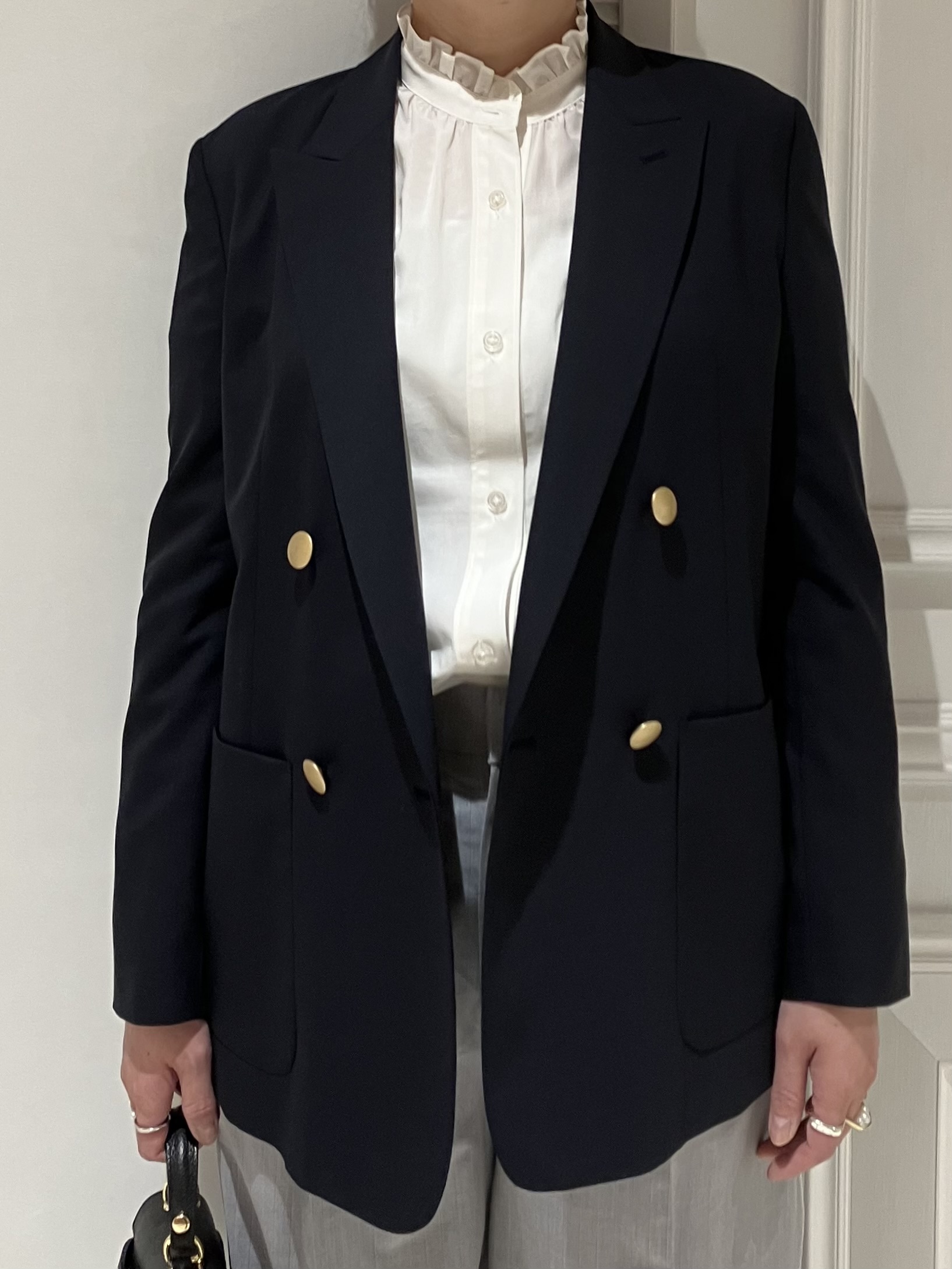 TAJIさんの「DRESSTERIOR｜コンフォート ダブルブレザー」を使ったコーディネート