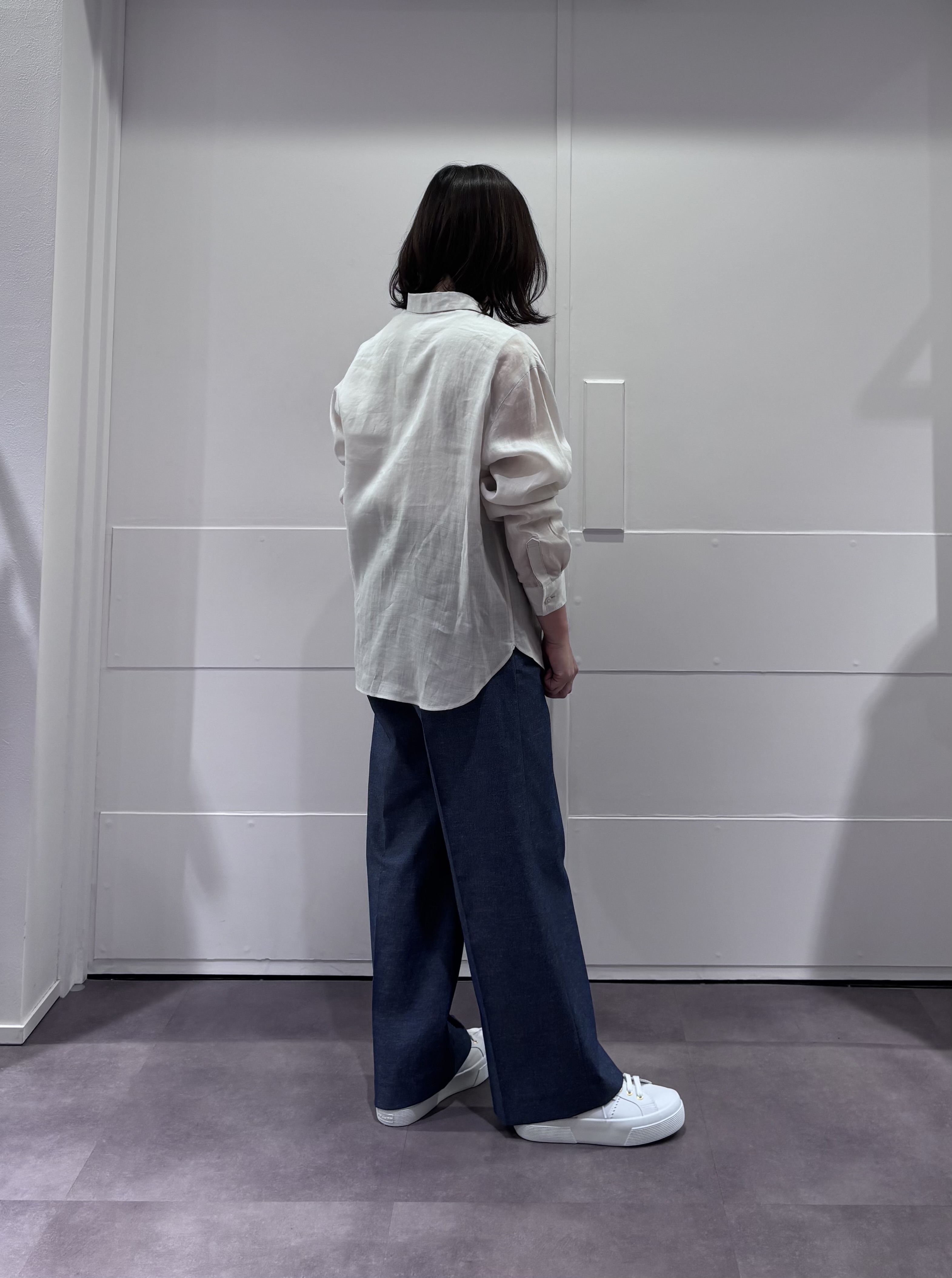 TOKOさんの「UNTITLED｜【古畑星夏さん着用/接触冷感】ドライタッチシャツ」を使ったコーディネート