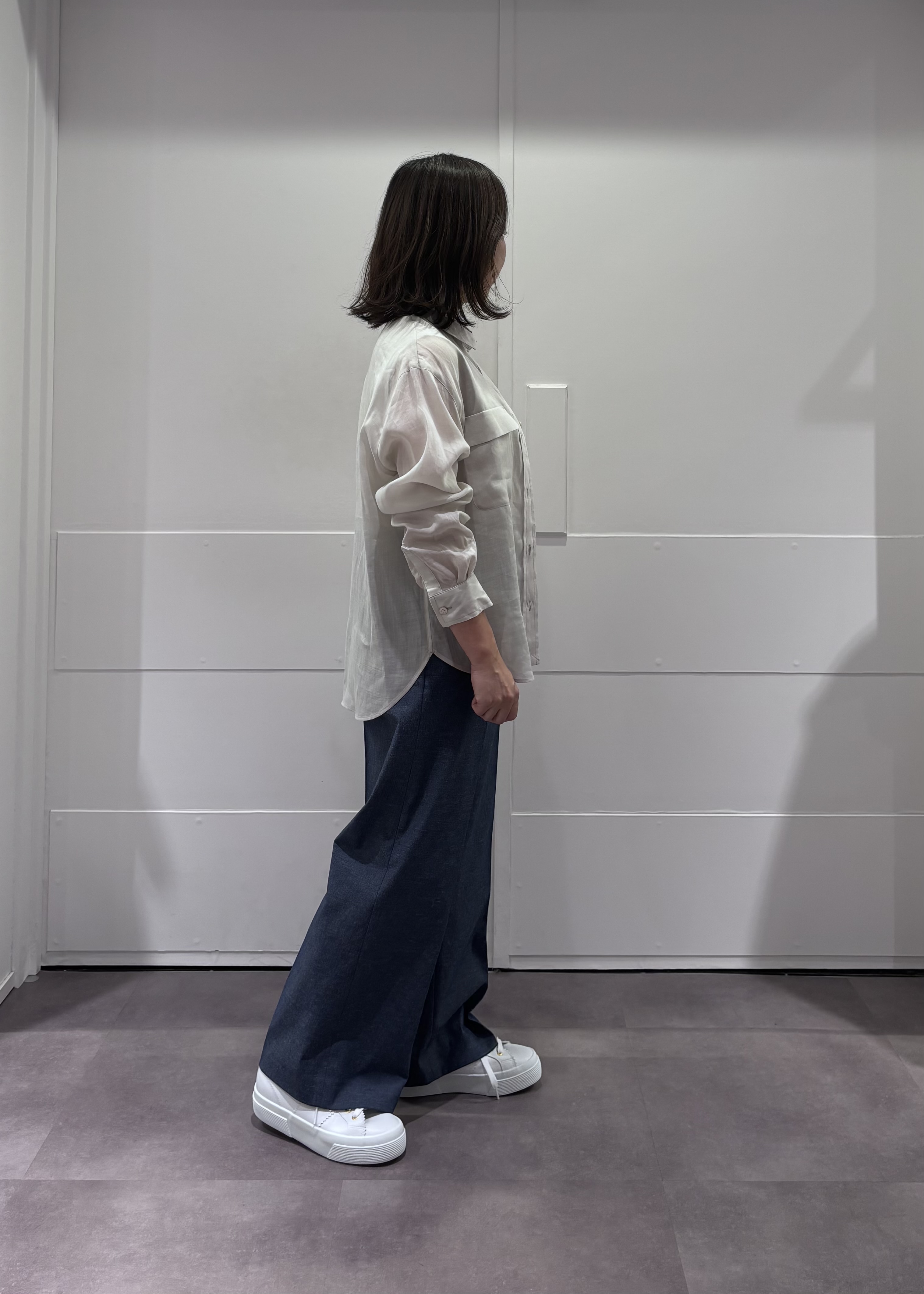 TOKOさんの「UNTITLED｜【古畑星夏さん着用/接触冷感】ドライタッチシャツ」を使ったコーディネート