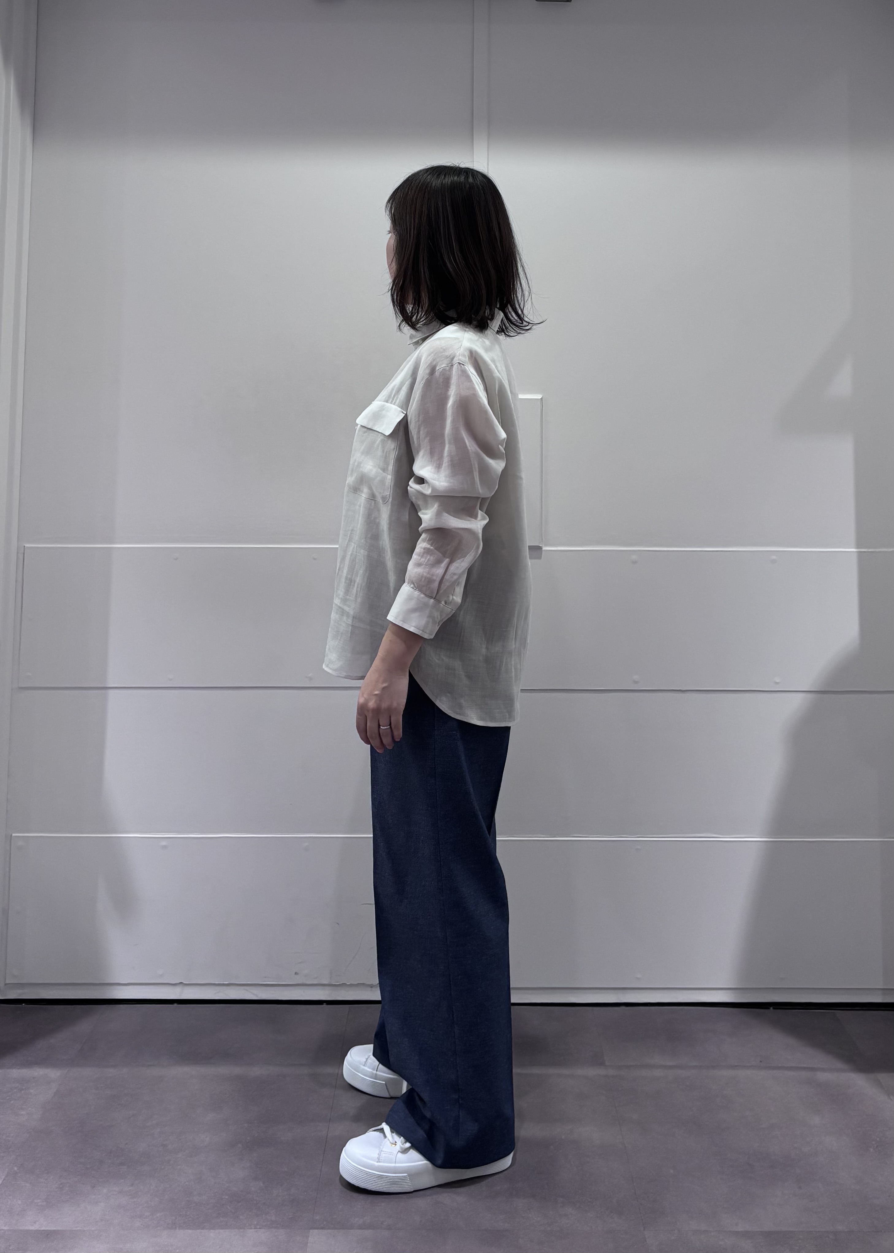TOKOさんの「UNTITLED｜【古畑星夏さん着用/接触冷感】ドライタッチシャツ」を使ったコーディネート