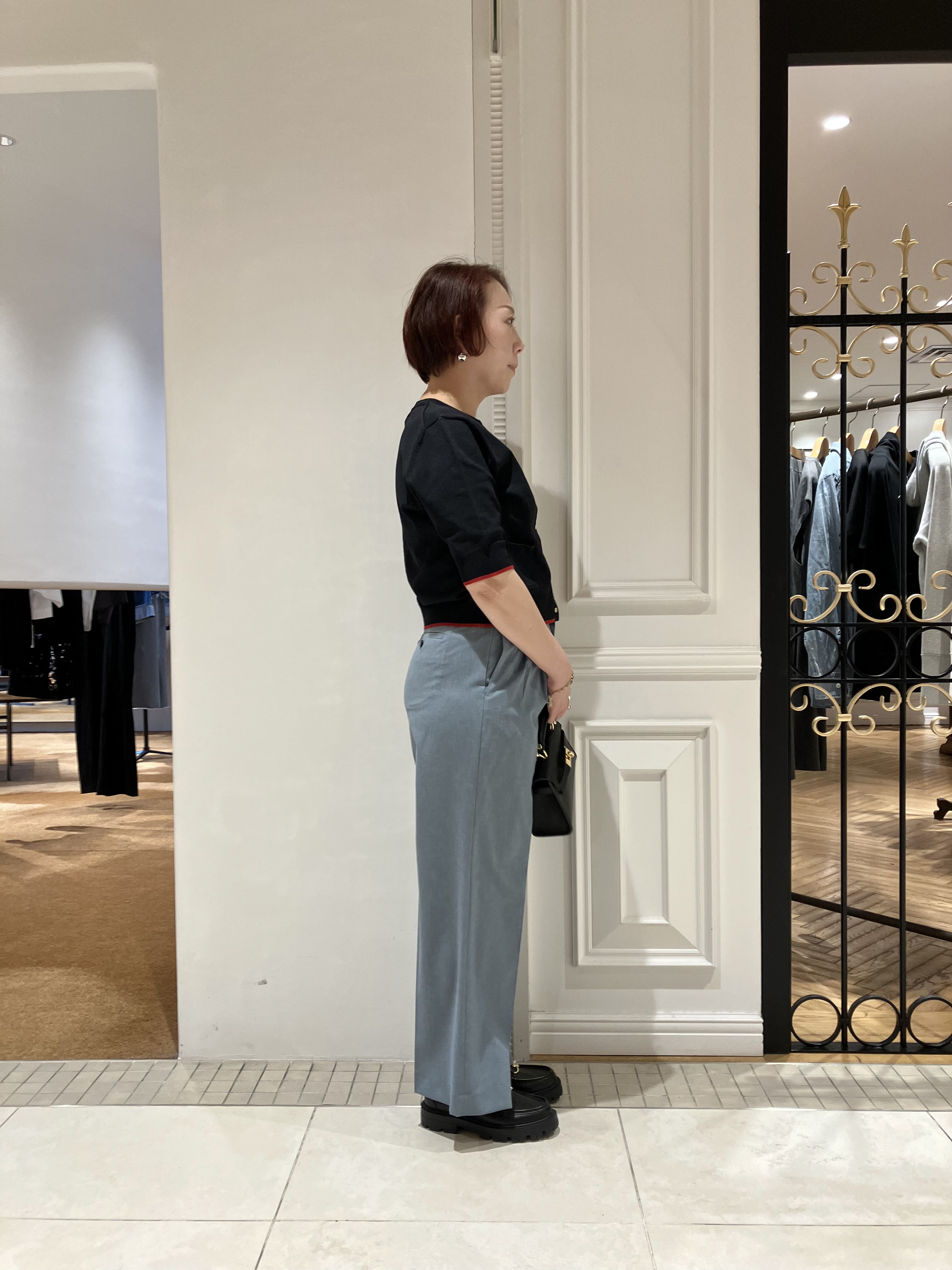 TAJIさんの「DRESSTERIOR｜【otonaMUSE5月号掲載／セットアップ可】ウォッシャブルワイドタックパンツ」を使ったコーディネート