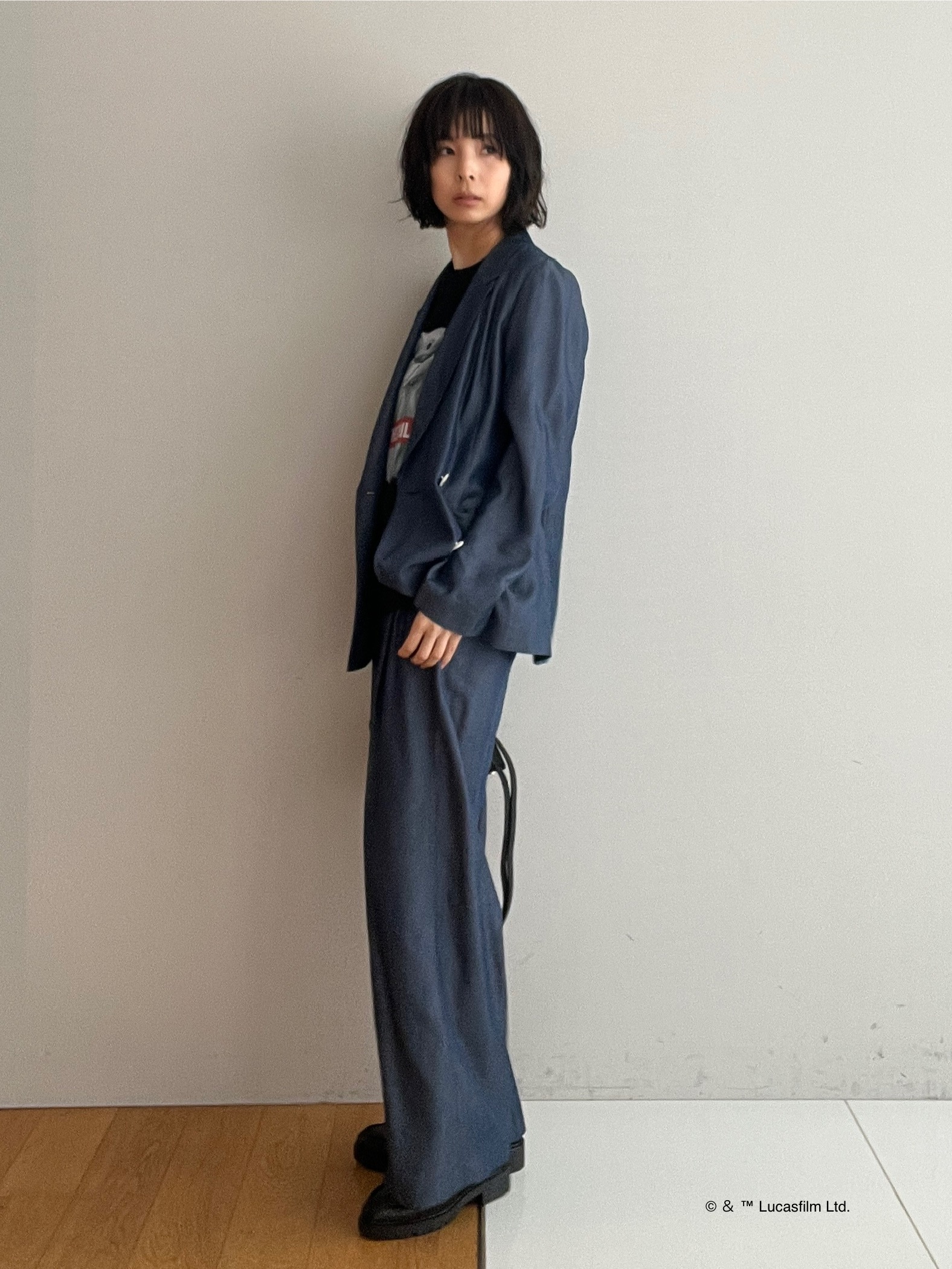 misaさんの「DRESSTERIOR｜【otonaMUSE5月号掲載/セットアップ可】テンセルデニムダブルジャケット」を使ったコーディネート