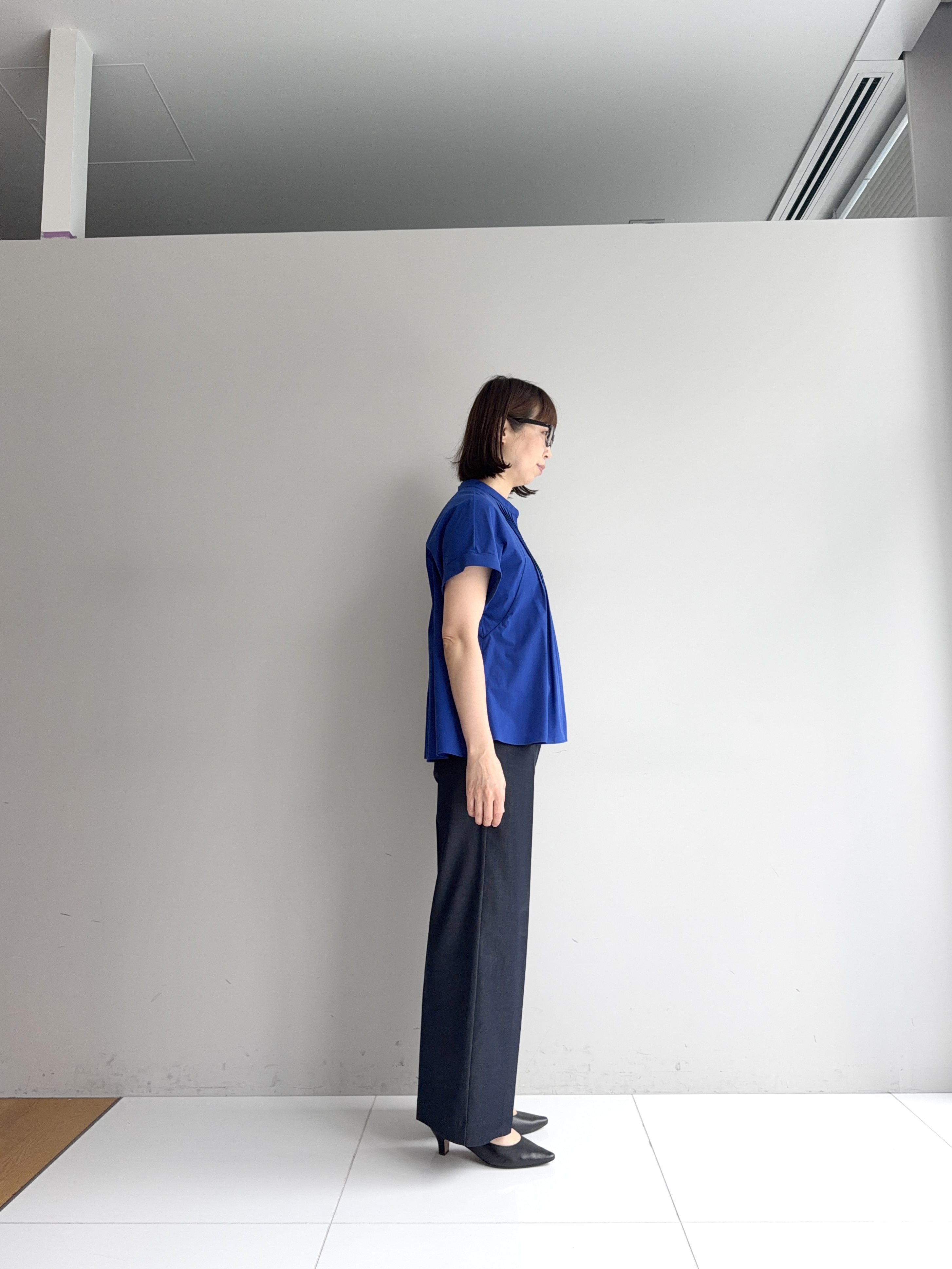 murayamaさんの「INDIVI｜【撥水／UVケア／SETUP可能】軽量タックスキッパーブラウス」を使ったコーディネート