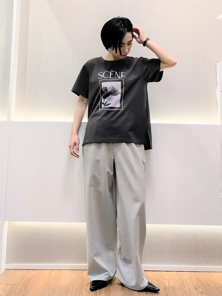 ミズタさんの「UNTITLED｜【古畑星夏さん着用/ロゴ/プリント】グラフィックTシャツ」を使ったコーディネート