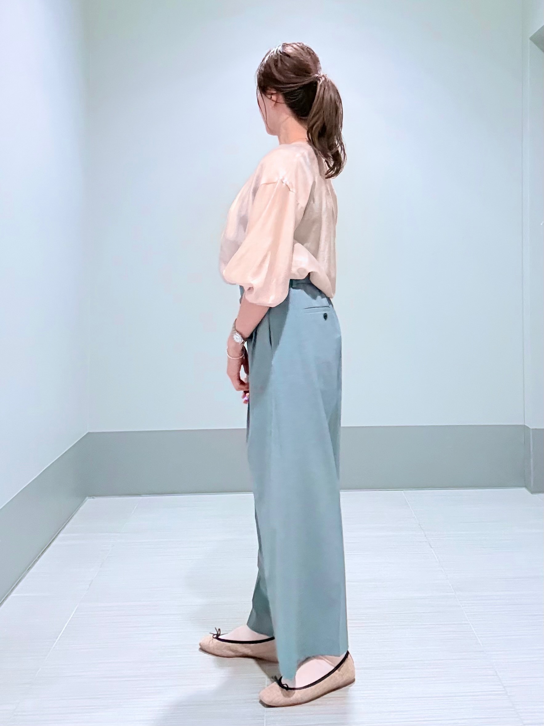Yamaさんの「DRESSTERIOR｜パナマ風バレエシューズ」を使ったコーディネート