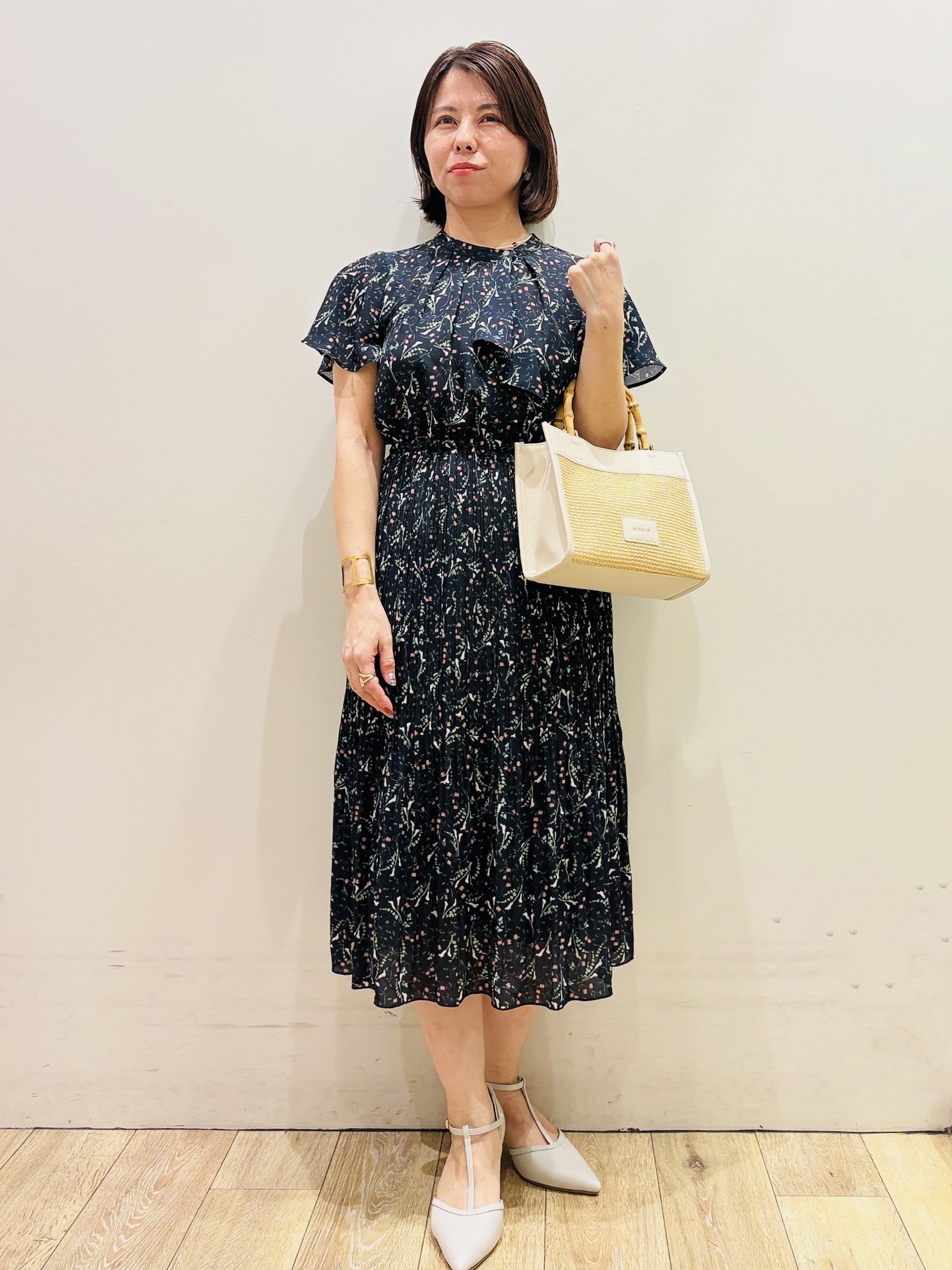 YUKOさんの「index｜クロスオーバルメタルリング」を使ったコーディネート