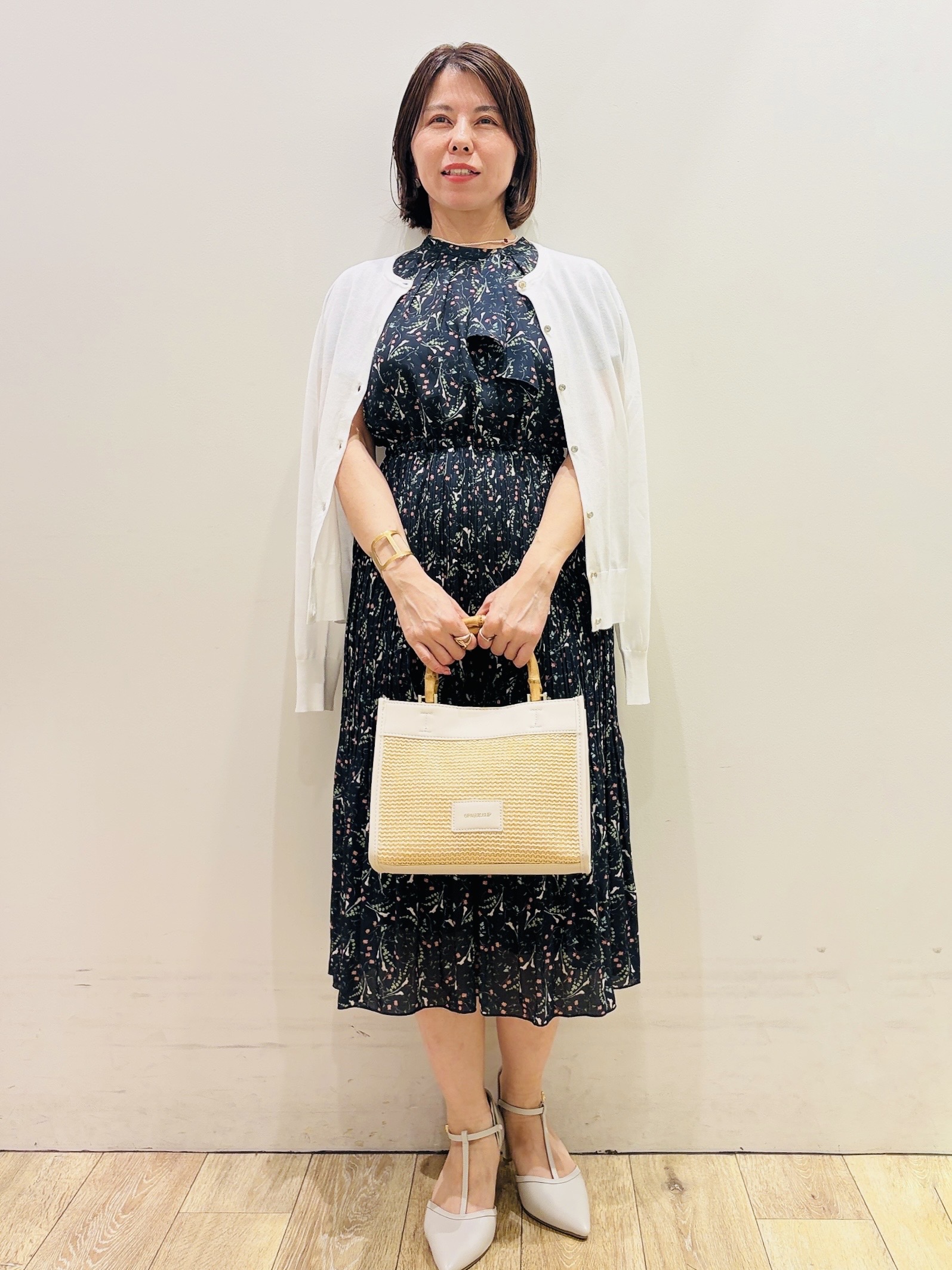 YUKOさんの「index｜クロスオーバルメタルリング」を使ったコーディネート