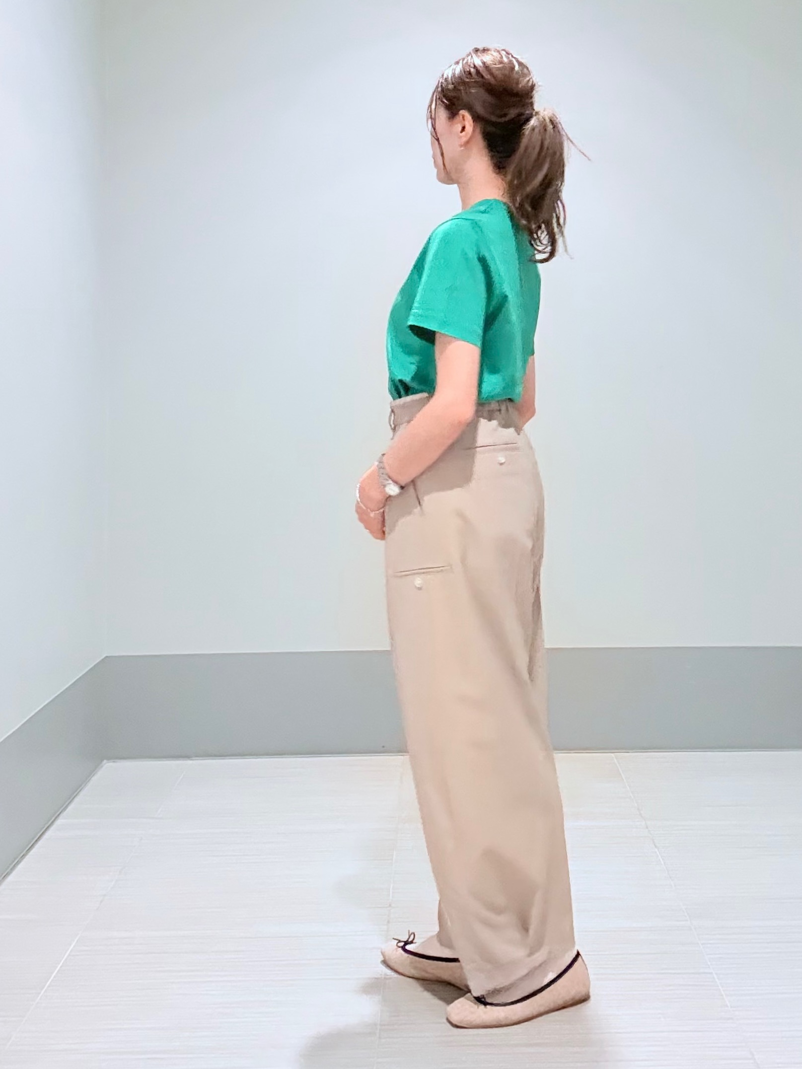 Yamaさんの「DRESSTERIOR｜【接触冷感／抗菌防臭／消臭】アイスクリアコットン ピストルラビットT」を使ったコーディネート