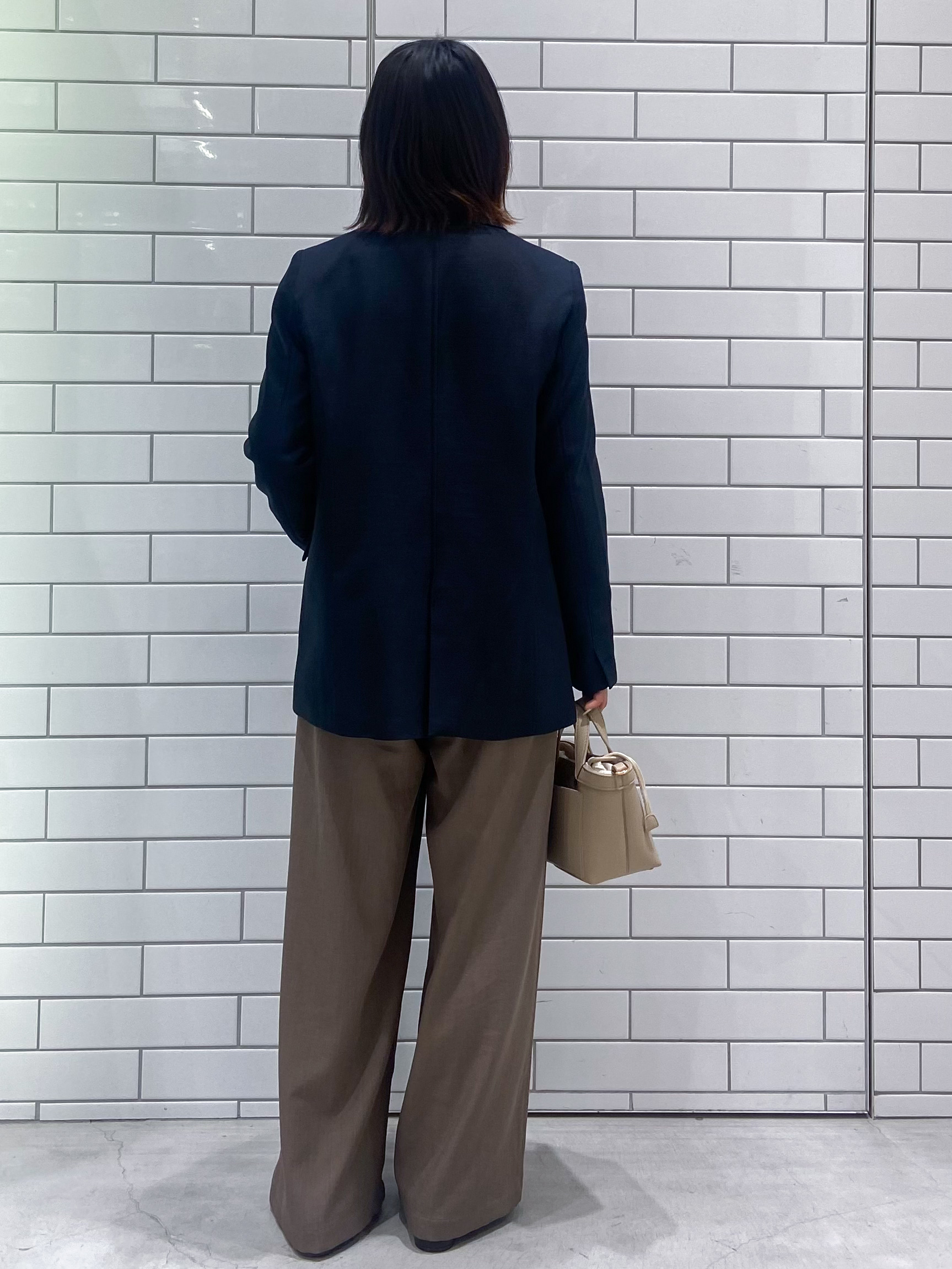 kimiさんの「OPAQUE.CLIP｜金ボタンダブルブレストテーラードジャケット／セットアップ対応【洗える】」を使ったコーディネート