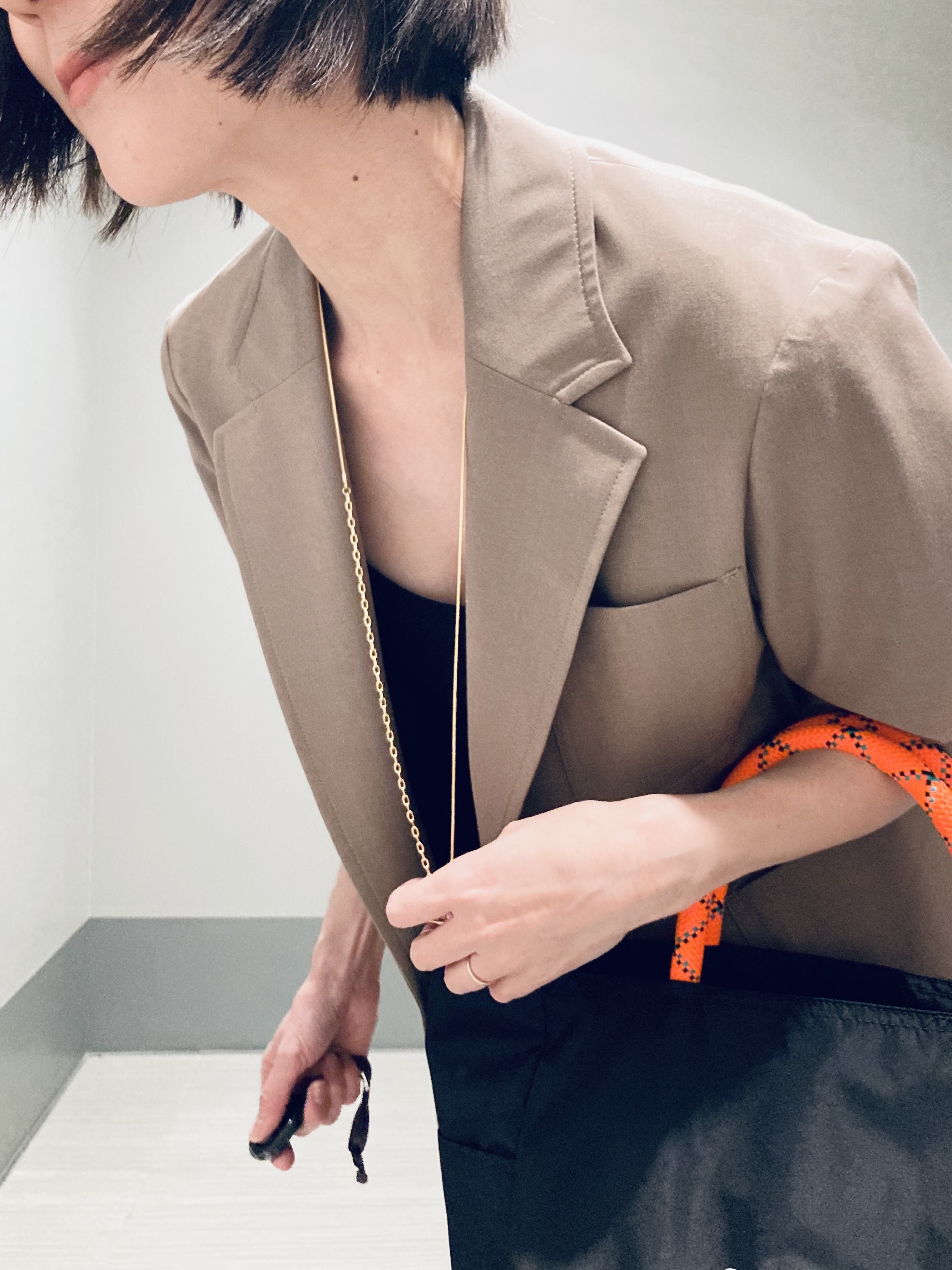 Furuさんの「DRESSTERIOR｜【接触冷感/セットアップ可】 2WAYストレッチスリークオータージャケット」を使ったコーディネート