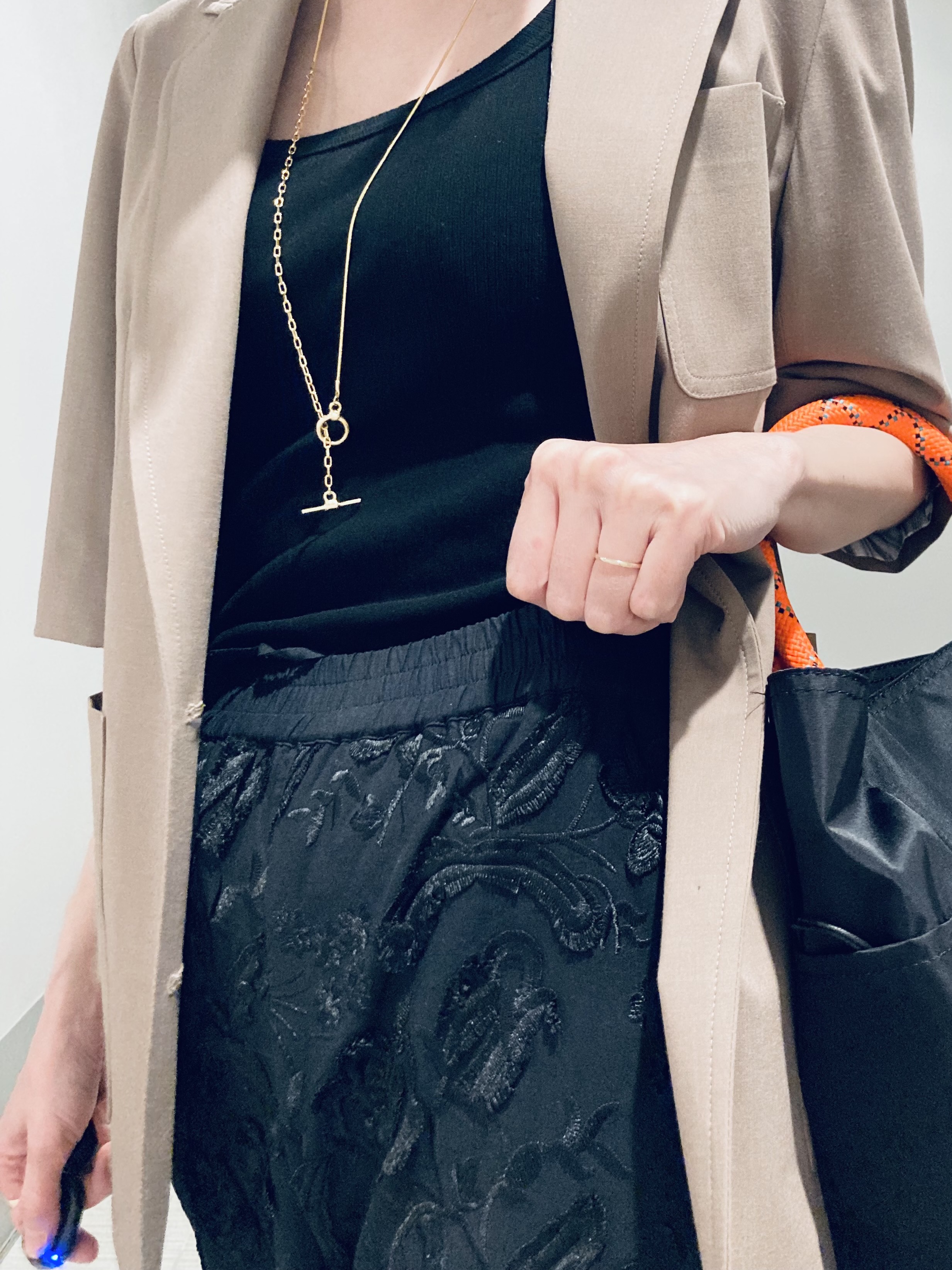 Furuさんの「DRESSTERIOR｜【接触冷感/セットアップ可】 2WAYストレッチスリークオータージャケット」を使ったコーディネート