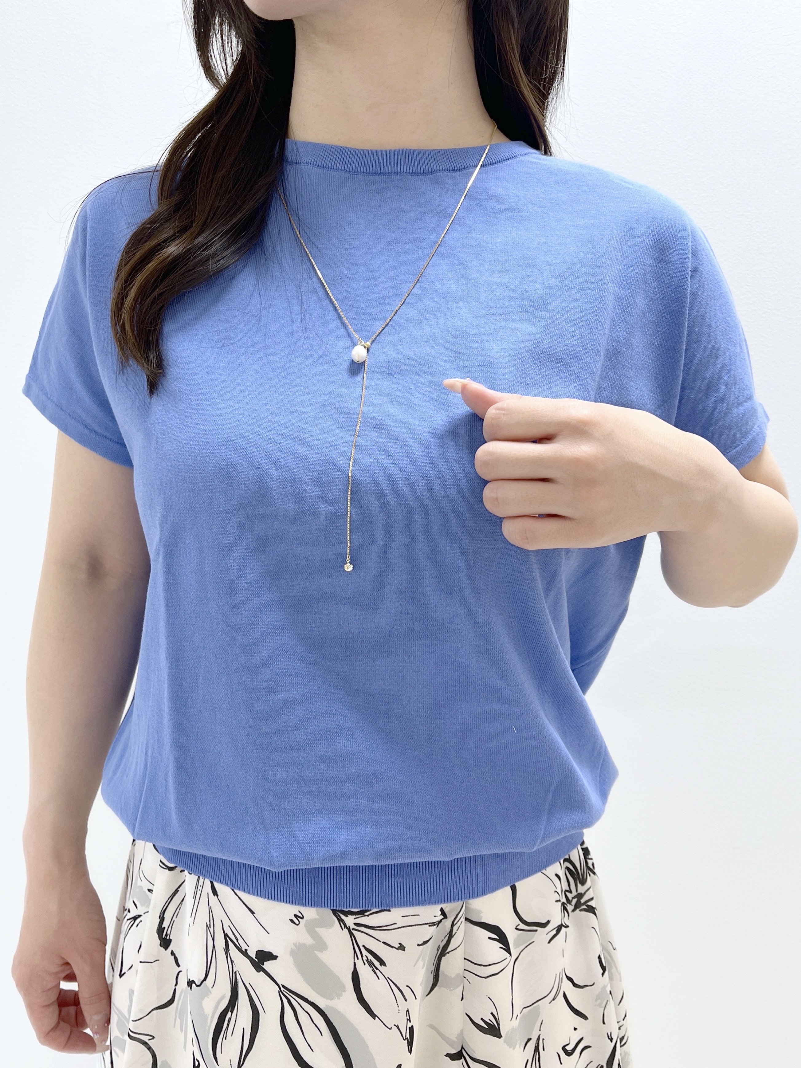 Ukiさんの「UNTITLED｜【9色展開/アンサンブル可/洗える】コットンベーシックニット」を使ったコーディネート