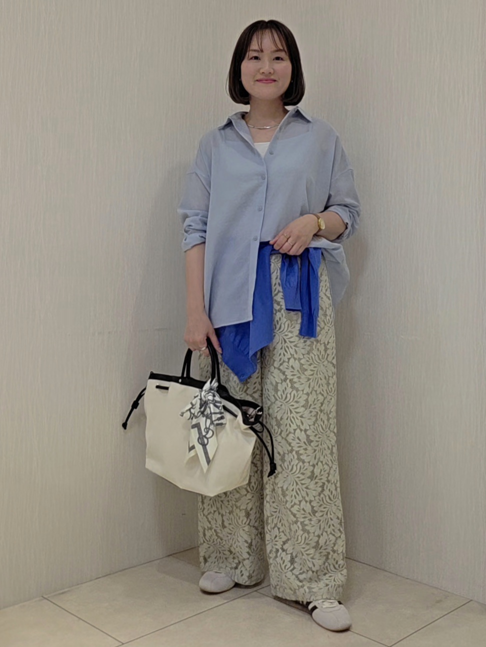 naokoさんの「UNTITLED｜【2WAY/マシンウォッシャブル】カシュクールデザインシャツ」を使ったコーディネート