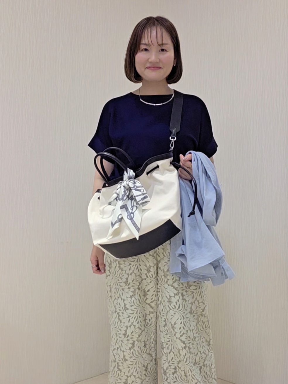 naokoさんの「UNTITLED｜【2WAY/マシンウォッシャブル】カシュクールデザインシャツ」を使ったコーディネート