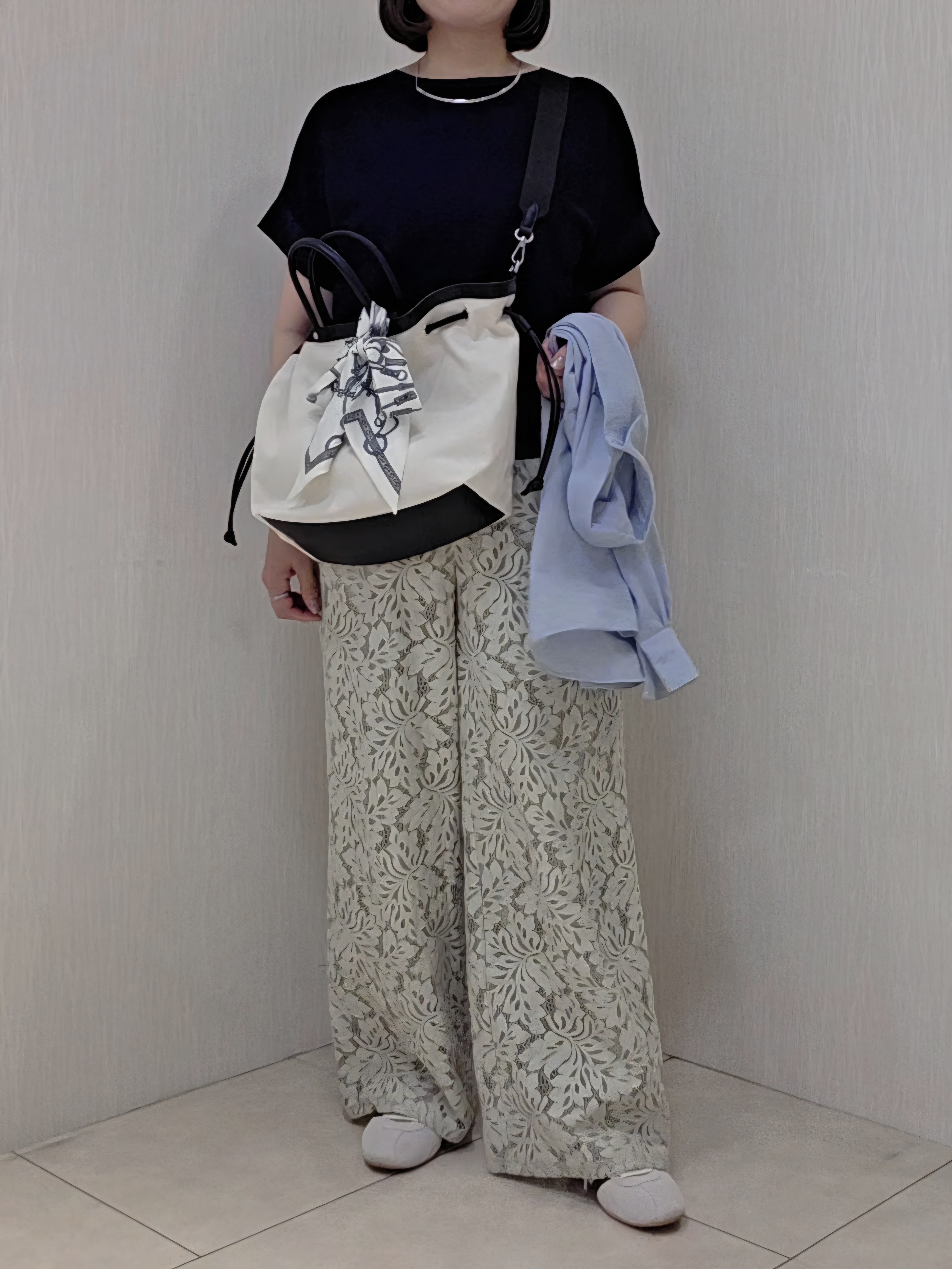 naokoさんの「UNTITLED｜【2WAY/マシンウォッシャブル】カシュクールデザインシャツ」を使ったコーディネート
