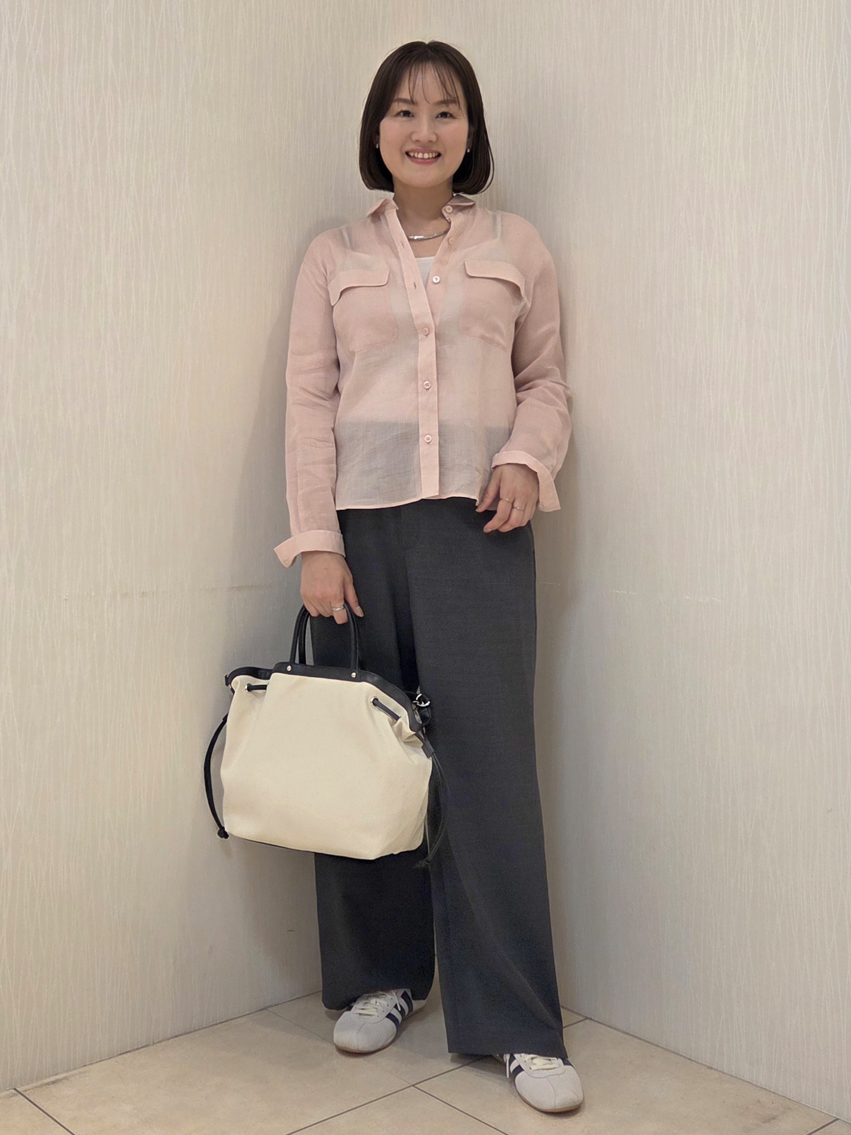 naokoさんの「UNTITLED｜【古畑星夏さん着用/接触冷感】ドライタッチシャツ」を使ったコーディネート