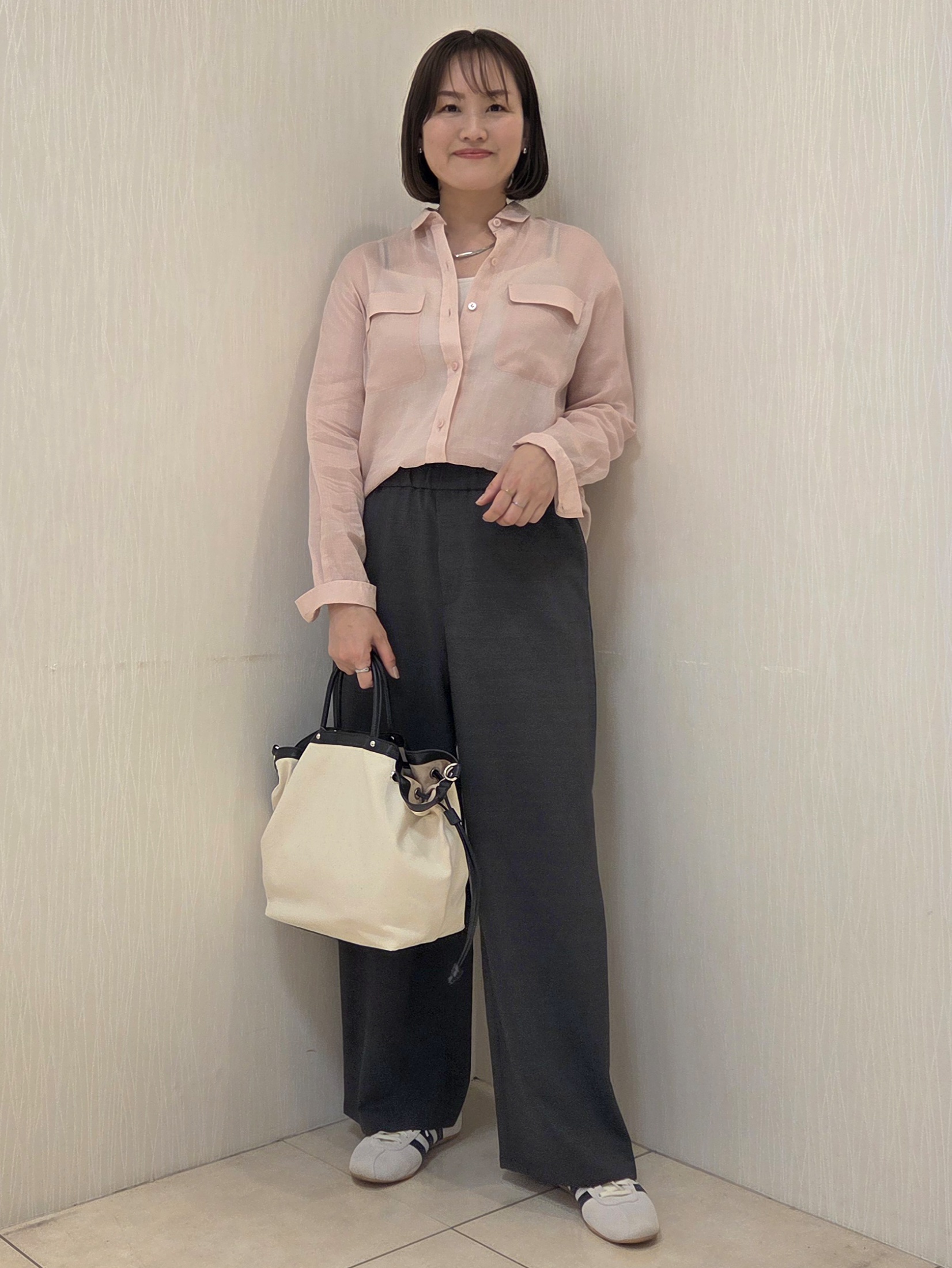 naokoさんの「UNTITLED｜【古畑星夏さん着用/接触冷感】ドライタッチシャツ」を使ったコーディネート