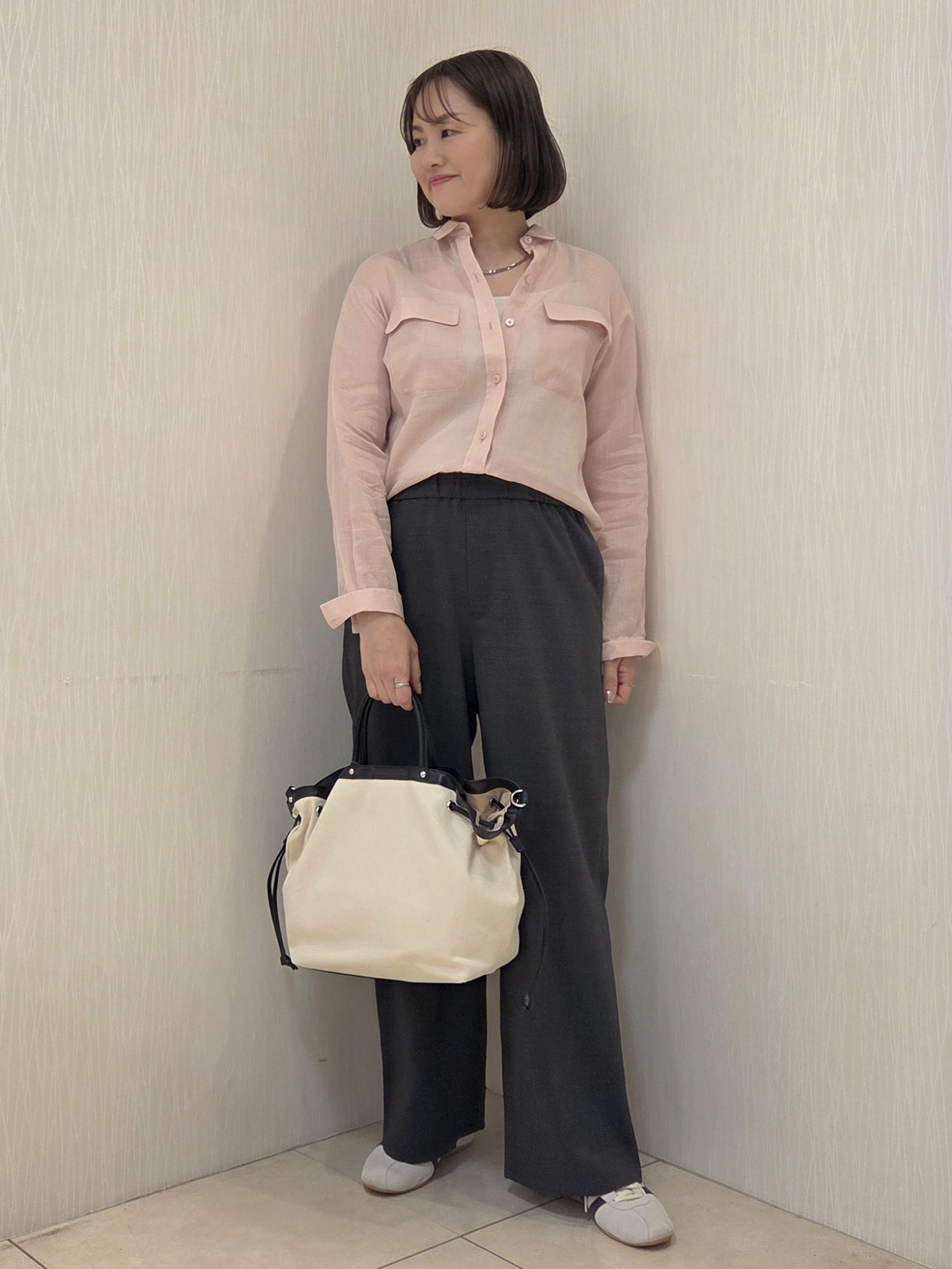 naokoさんの「UNTITLED｜【古畑星夏さん着用/接触冷感】ドライタッチシャツ」を使ったコーディネート