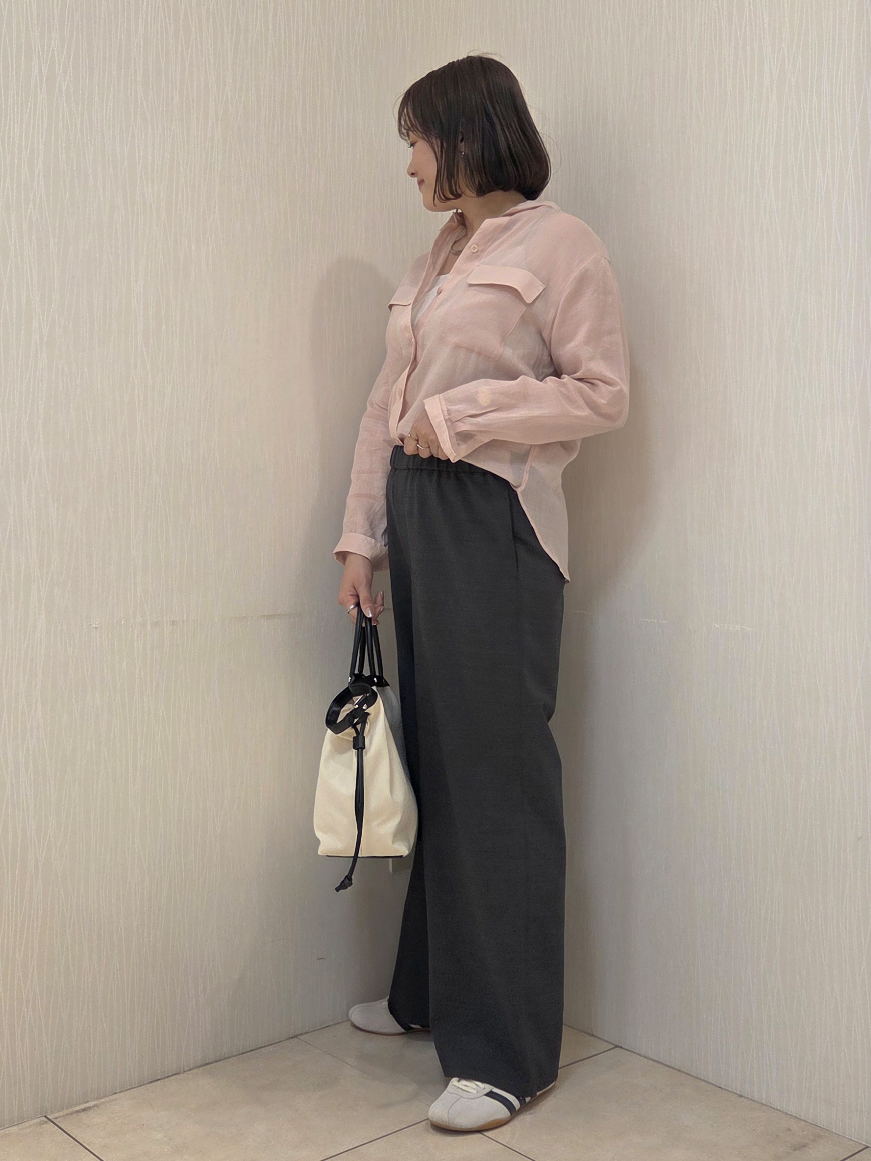 naokoさんの「UNTITLED｜【古畑星夏さん着用/接触冷感】ドライタッチシャツ」を使ったコーディネート