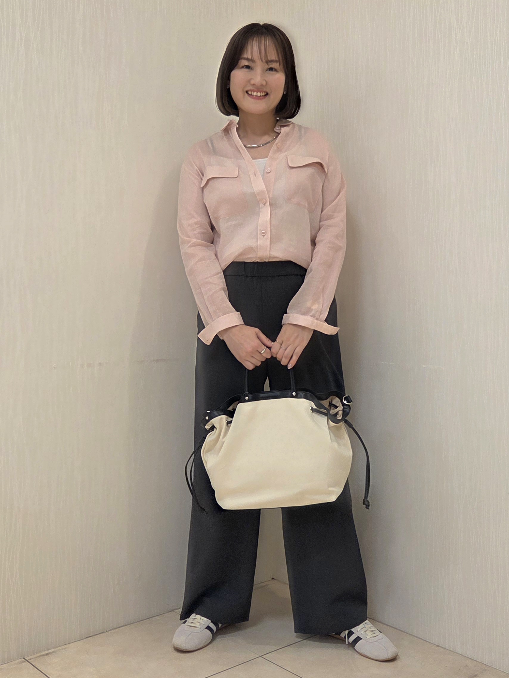 naokoさんの「UNTITLED｜【古畑星夏さん着用/接触冷感】ドライタッチシャツ」を使ったコーディネート