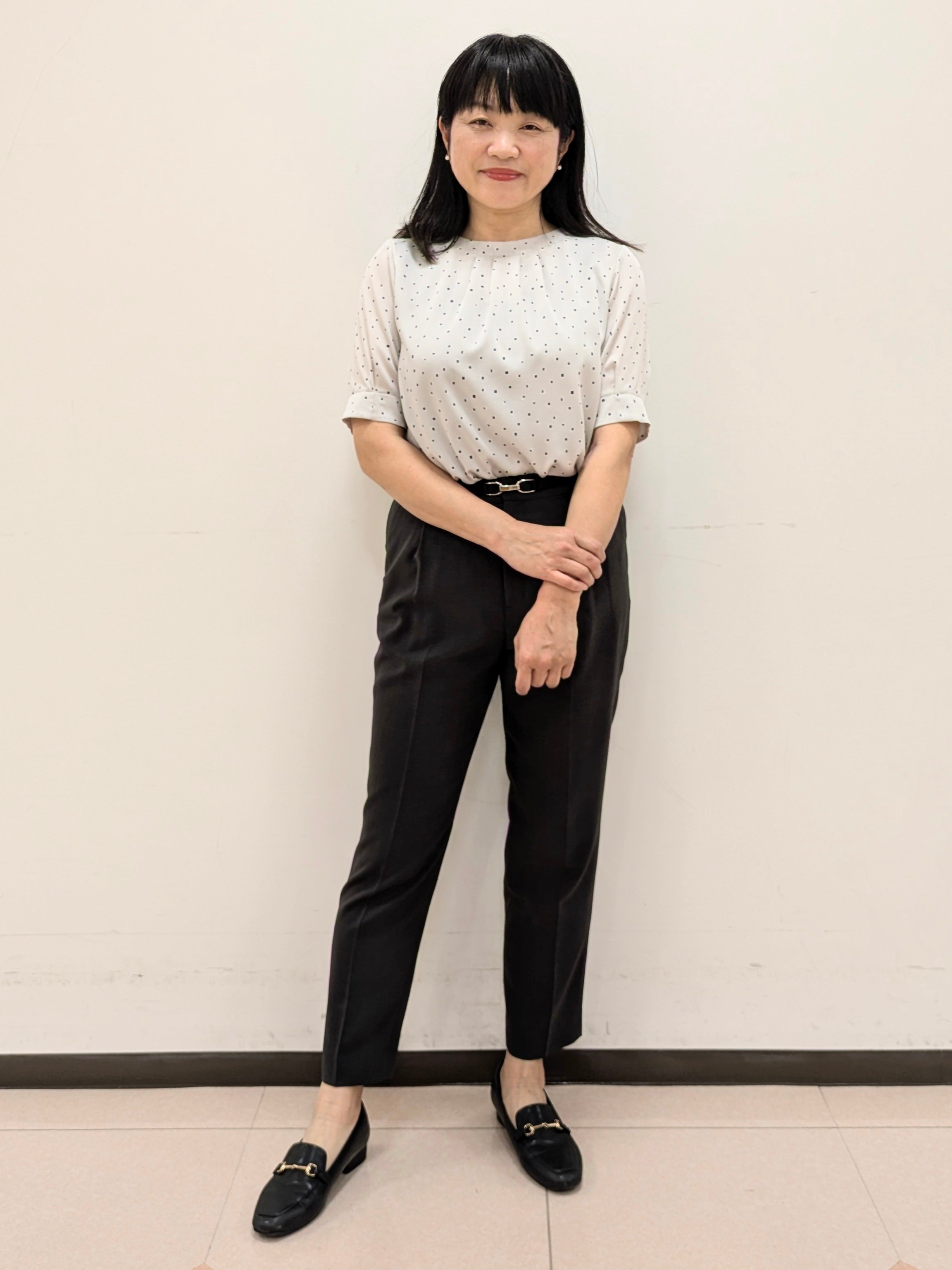 ともさんの「UNTITLED｜【セットアップ可/UV/接触冷感】エアリーテーラードジャケット」を使ったコーディネート