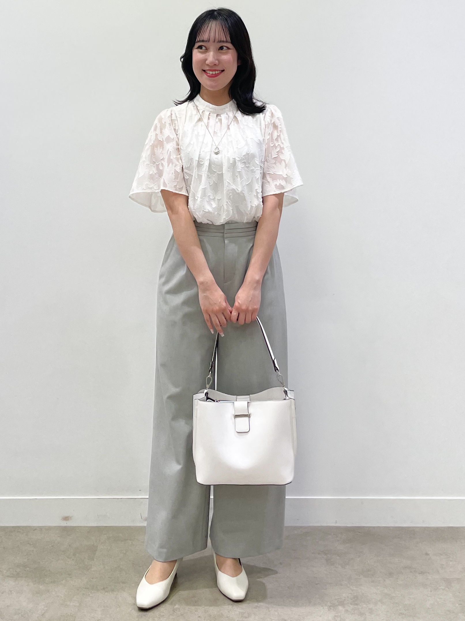 yukariさんの「Reflect｜コットンリネンテーラードジャケット」を使ったコーディネート