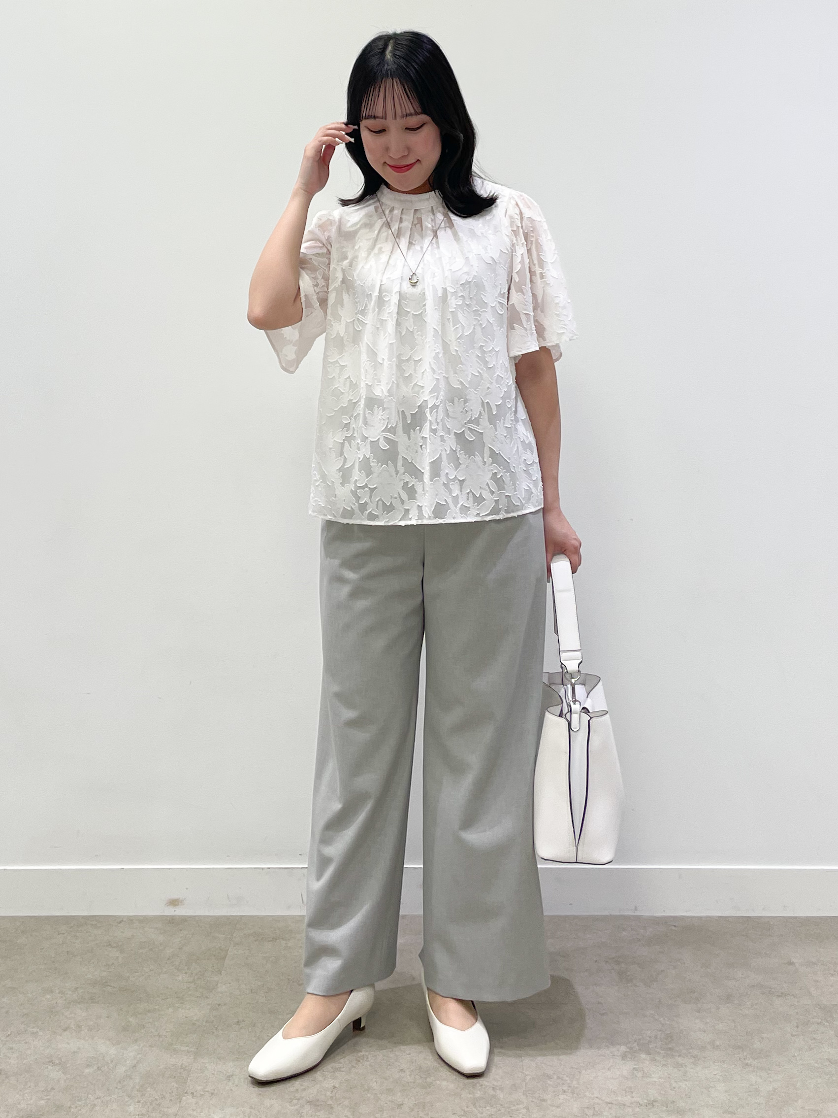yukariさんの「Reflect｜コットンリネンテーラードジャケット」を使ったコーディネート