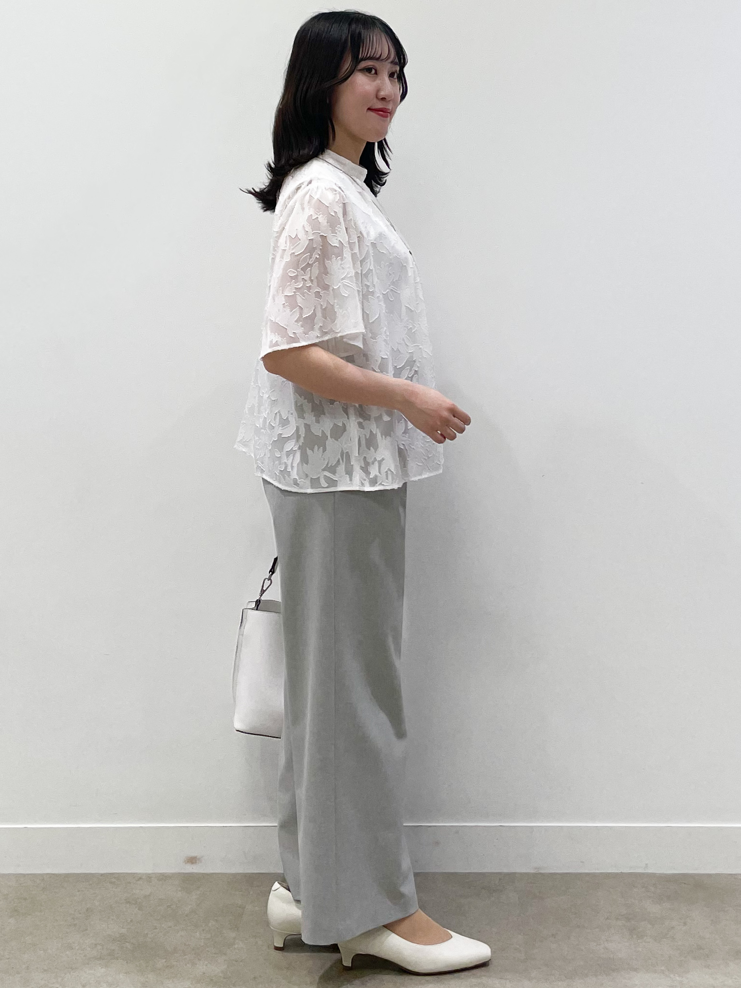yukariさんの「Reflect｜コットンリネンテーラードジャケット」を使ったコーディネート