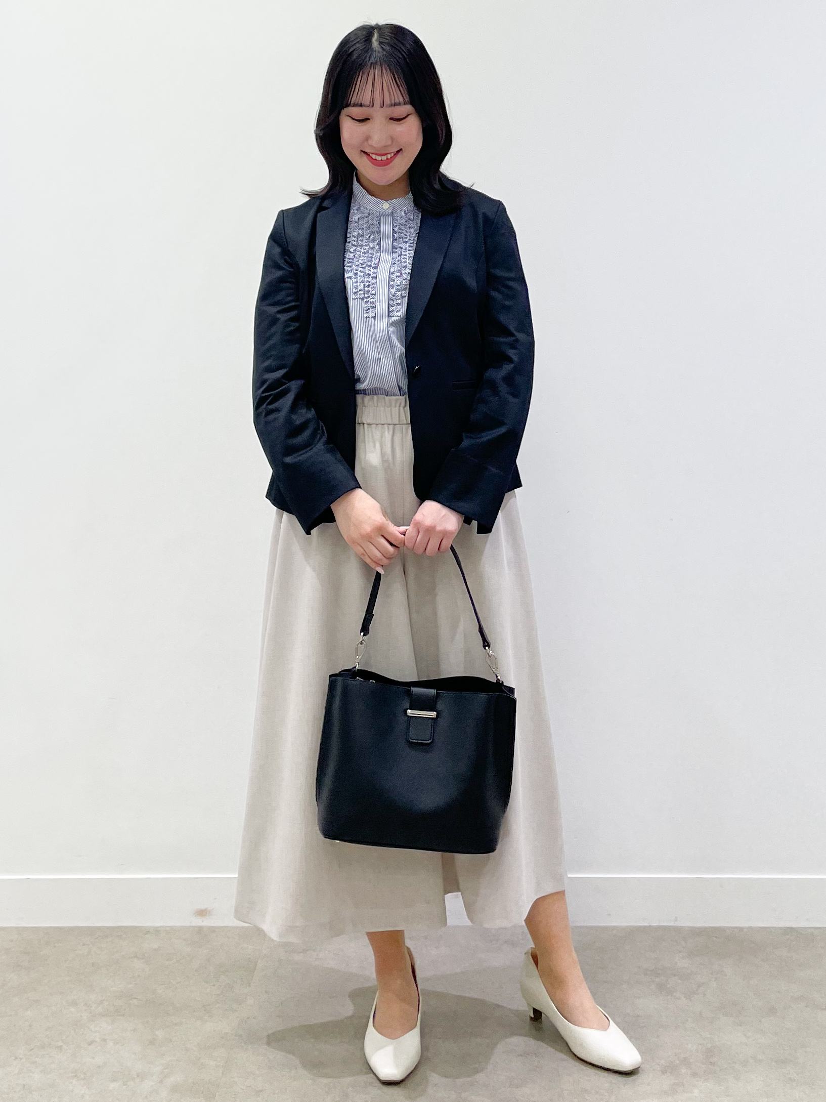 yukariさんの「Reflect｜【SS-4Lサイズ／UVカット／接触冷感】匠ジャケット／ベーシックテーラード」を使ったコーディネート