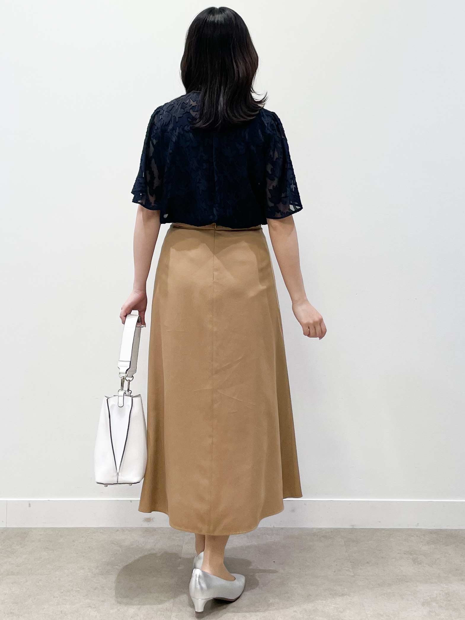 yukariさんの「Reflect｜【選べる2柄／セットアップ可】プチスタンドカラーブラウス」を使ったコーディネート