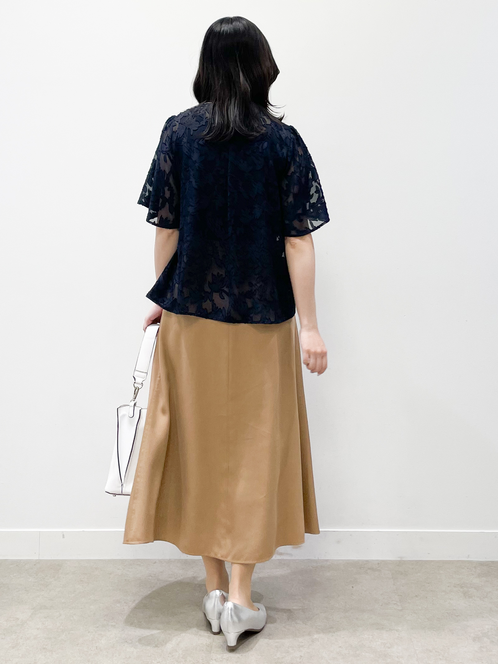 yukariさんの「Reflect｜【選べる2柄／セットアップ可】プチスタンドカラーブラウス」を使ったコーディネート