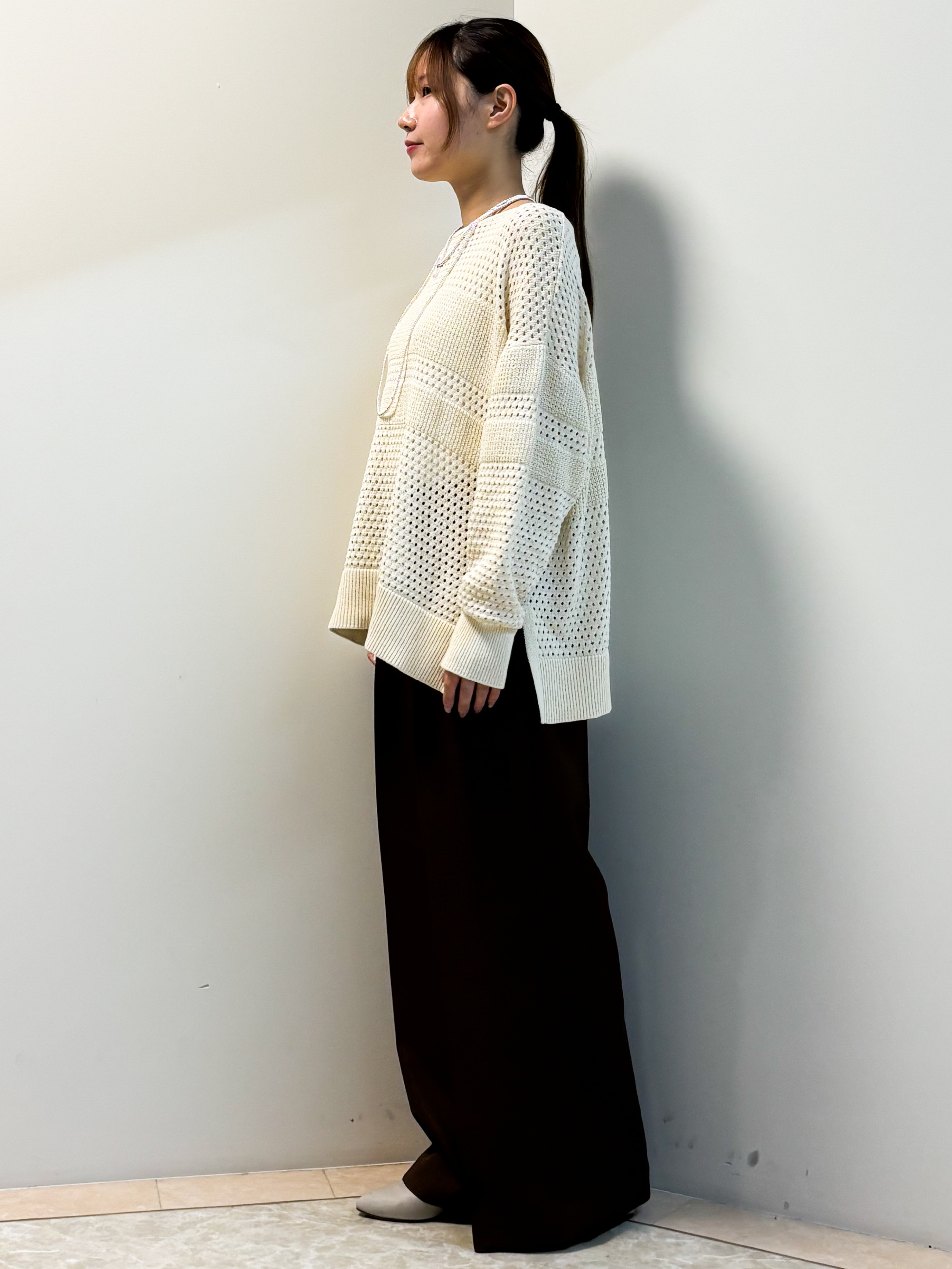 Sawaさんの「Reflect｜【セットアップ可】リネンライクジレ」を使ったコーディネート