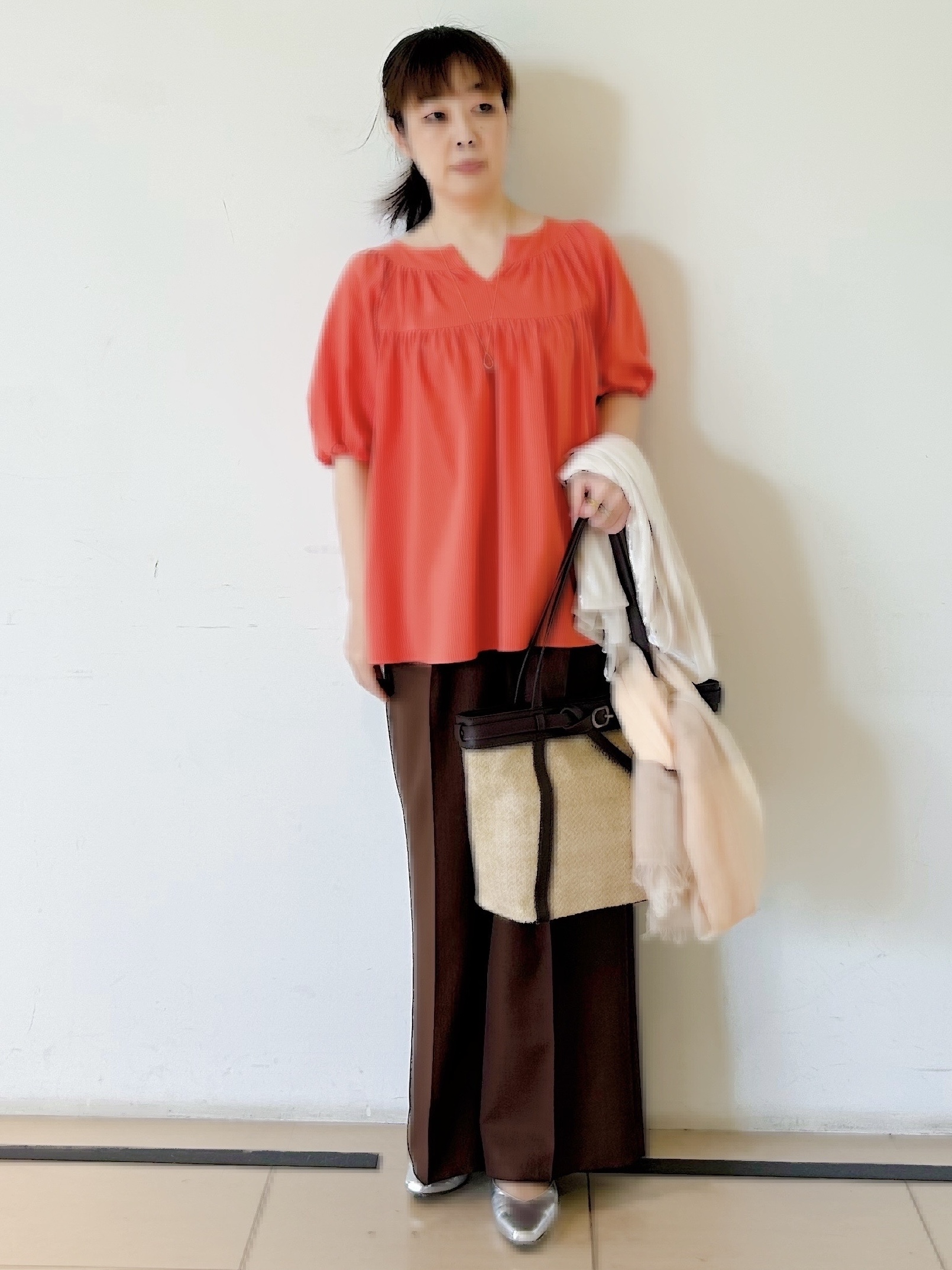 ひーさんの「Reflect｜【UVカット／接触冷感／日除け・エアコン対策に◎】ジャージカーディガン」を使ったコーディネート