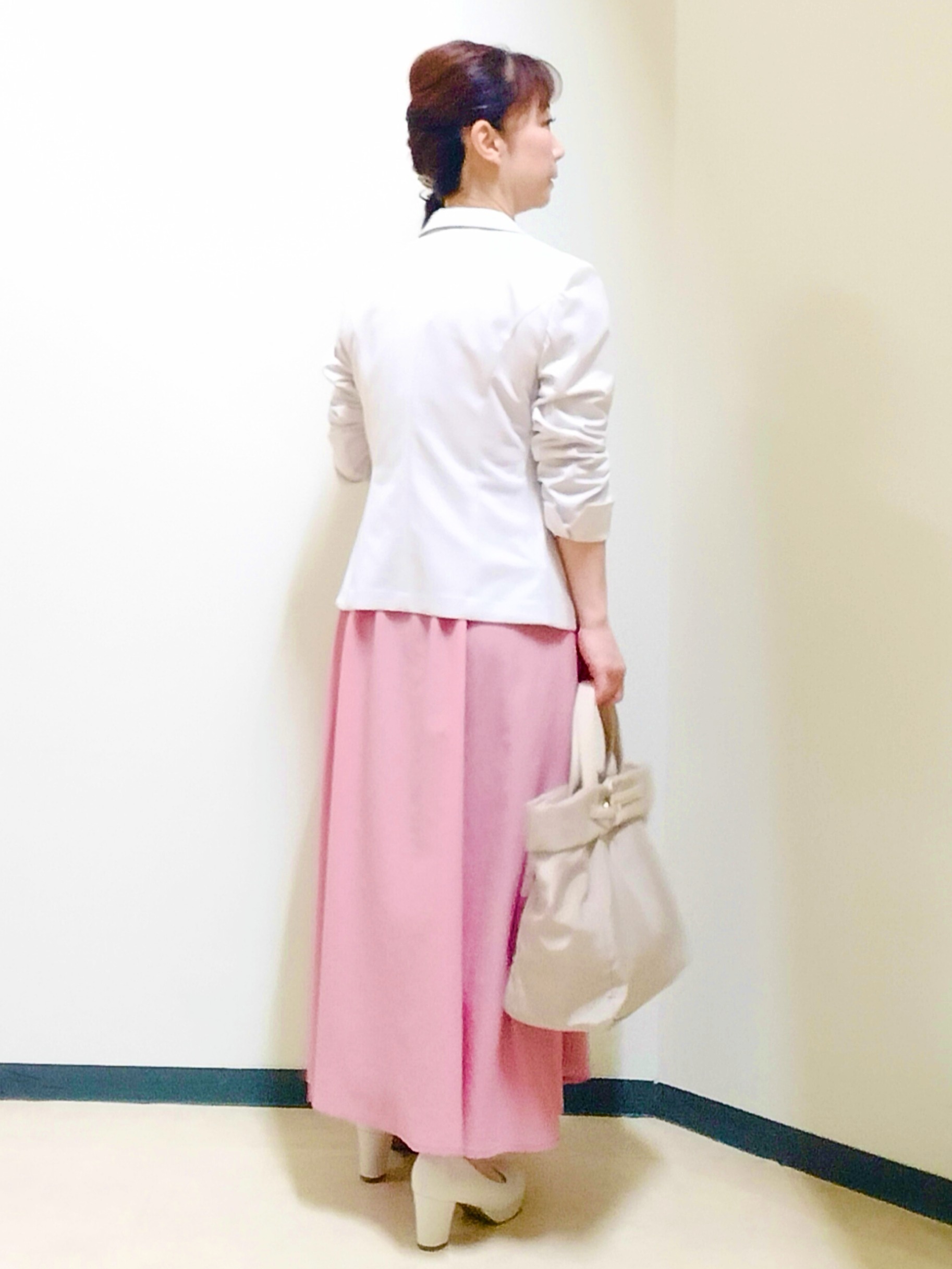 花さんの「Reflect｜【通気性あり／涼しい／マシンウォッシャブル】フロントボタンワンピース」を使ったコーディネート