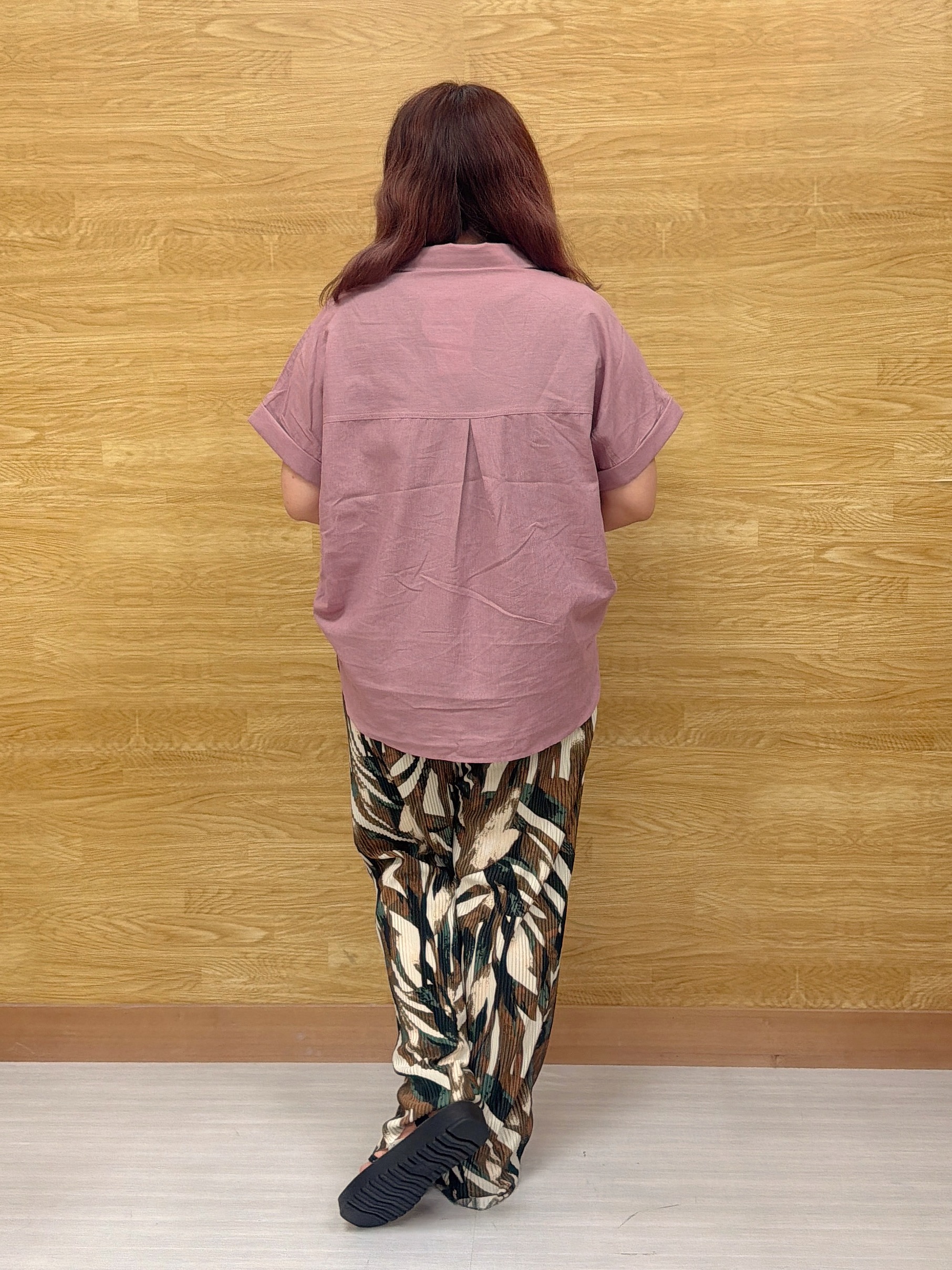 ぁむさんの「SHOO･LA･RUE｜【ひんやり/UV】インせず着られる フレンチリネンスキッパーシャツ」を使ったコーディネート
