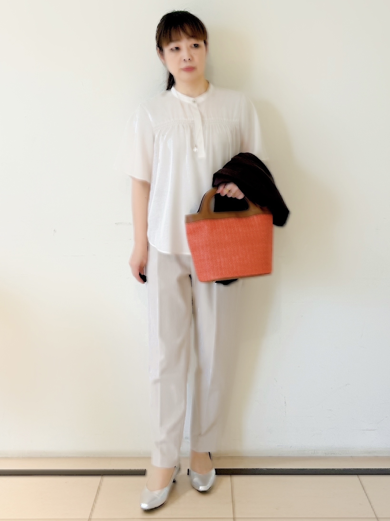 ひーさんの「Reflect｜【ライトアウター／ゆったり羽織れる／気軽な羽織りに◎】ライトブルゾン」を使ったコーディネート