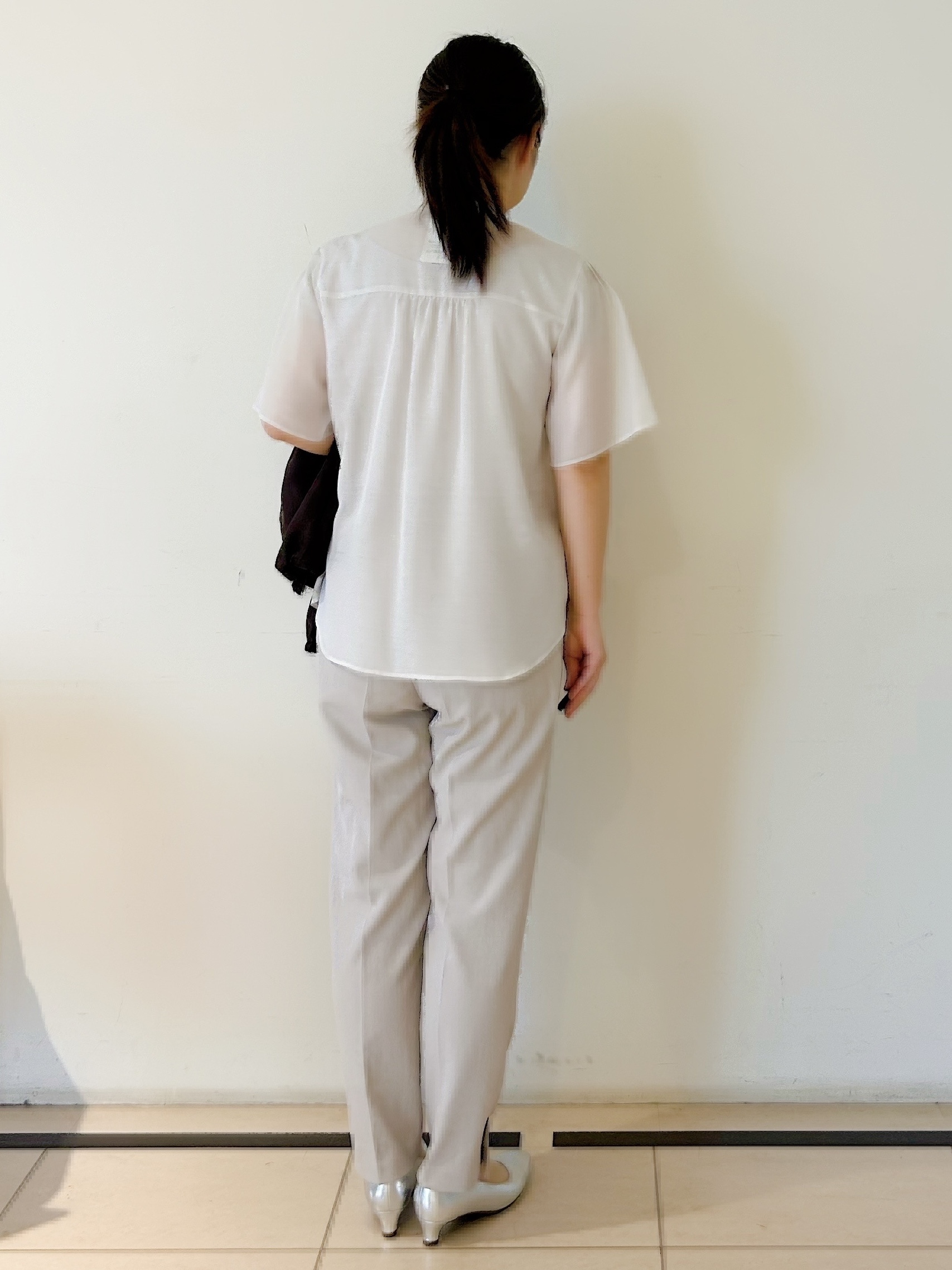ひーさんの「Reflect｜【ライトアウター／ゆったり羽織れる／気軽な羽織りに◎】ライトブルゾン」を使ったコーディネート