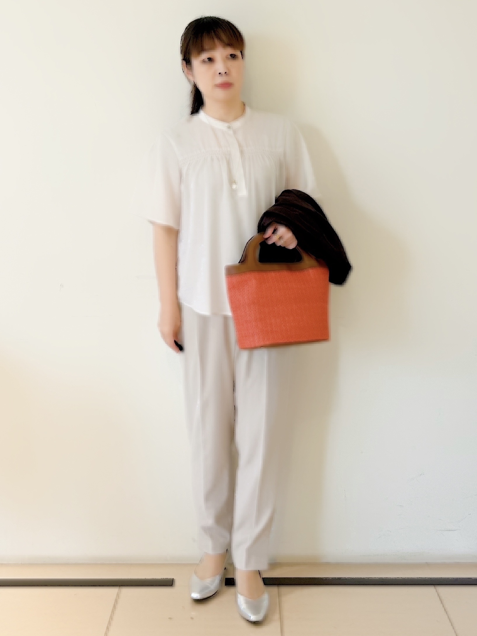 ひーさんの「Reflect｜【ライトアウター／ゆったり羽織れる／気軽な羽織りに◎】ライトブルゾン」を使ったコーディネート