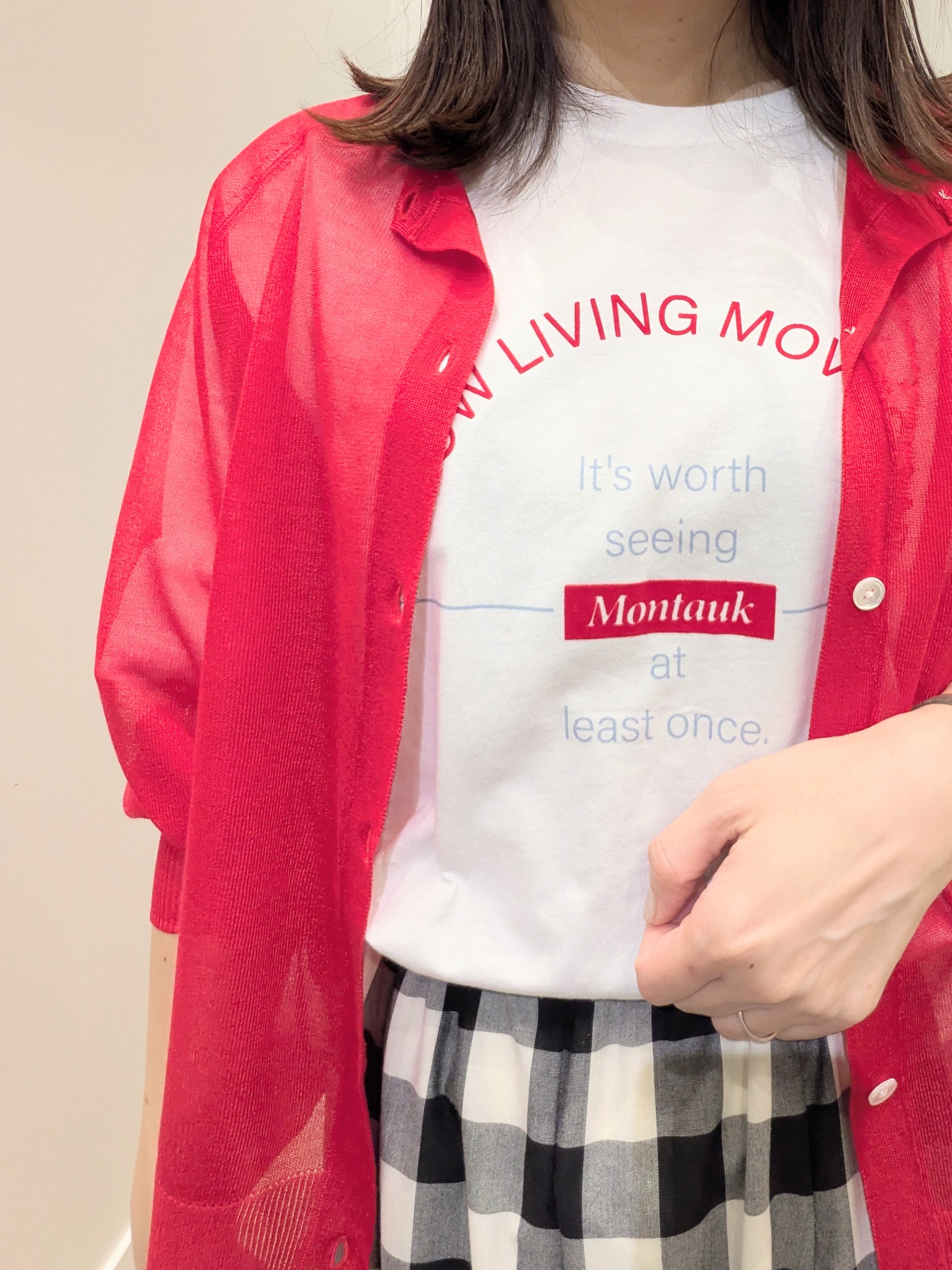 enさんの「Dessin｜【洗える】オーガニックコットンロゴTシャツ」を使ったコーディネート