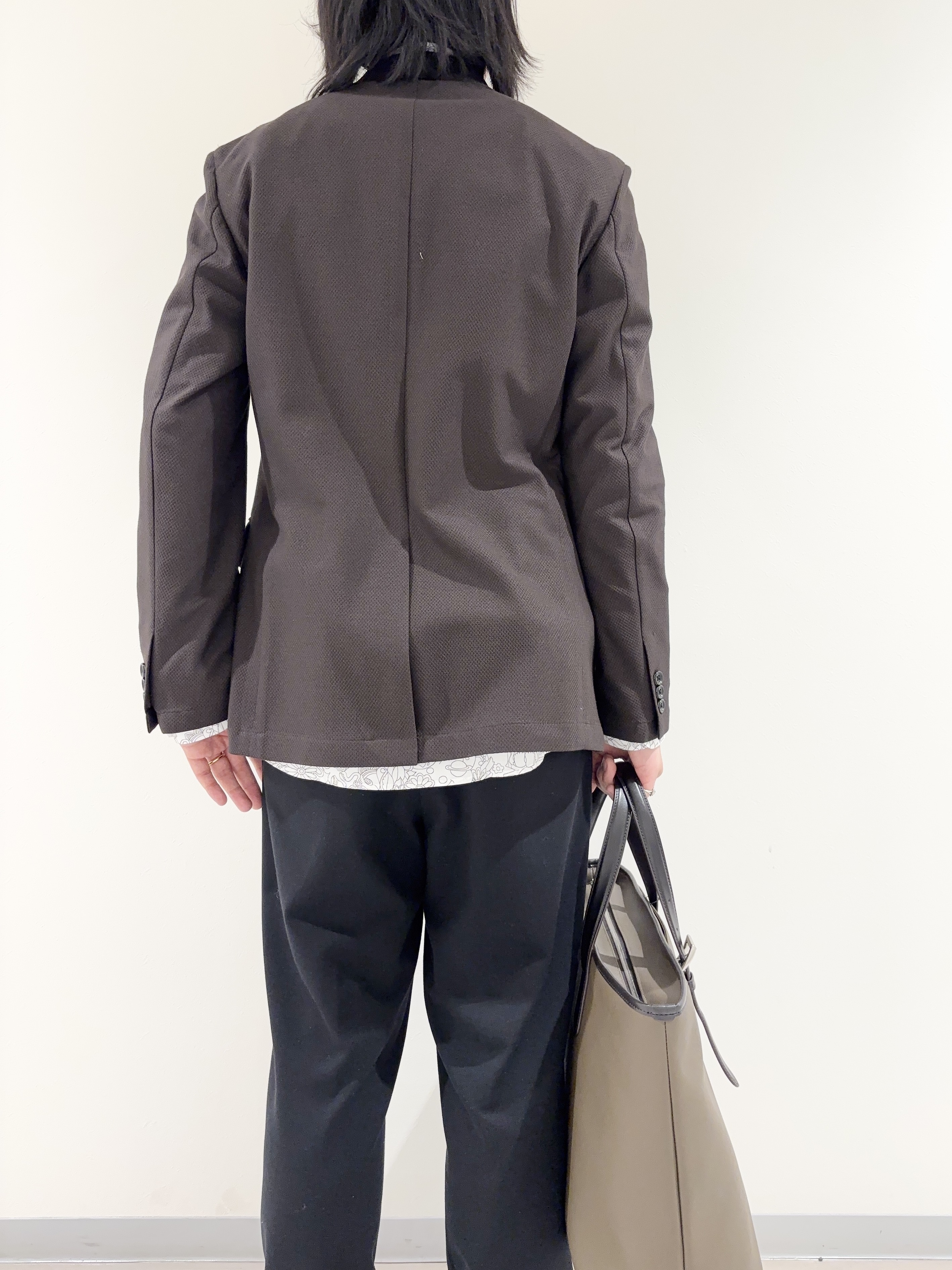 及川さんの「TAKEO KIKUCHI｜【抗菌防臭】CALCULO（R）ジャージ ジャケット」を使ったコーディネート