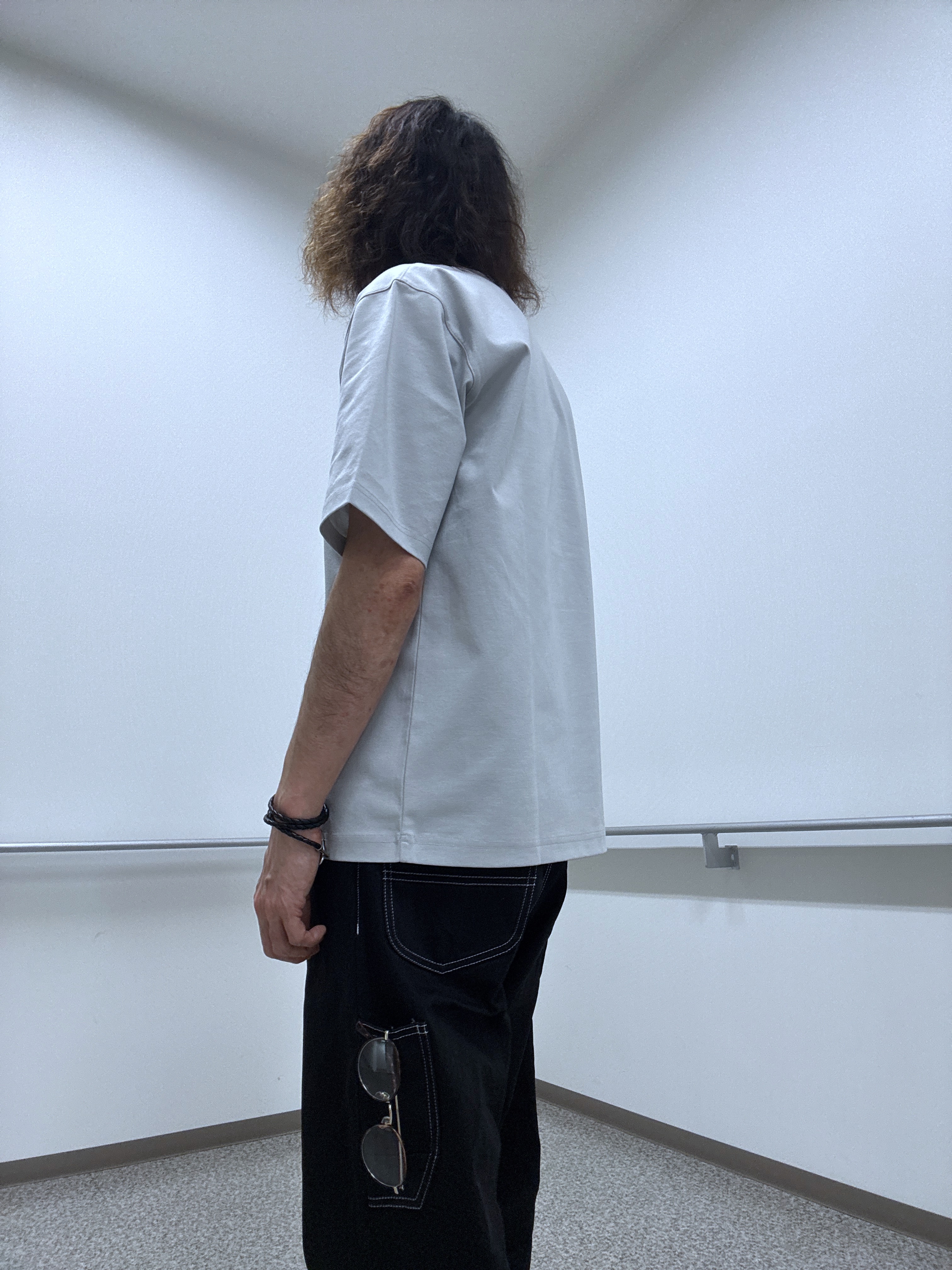 おーのさんの「TAKEO KIKUCHI｜【通気性】トリコットサッカー オープンカラー シャツ」を使ったコーディネート