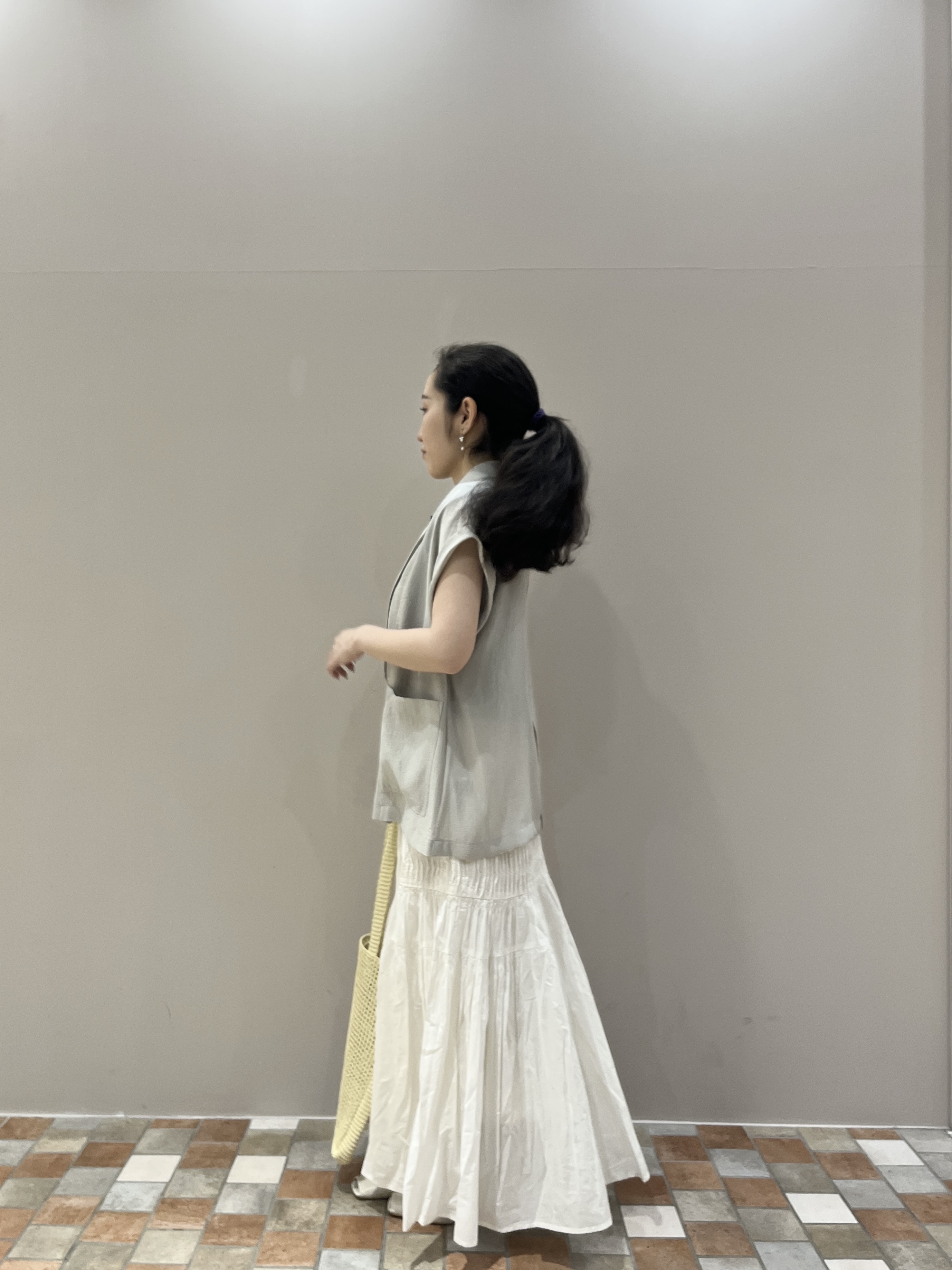 Uminoさんの「INDIVI｜ワッシャーシアーダブルジャケット」を使ったコーディネート