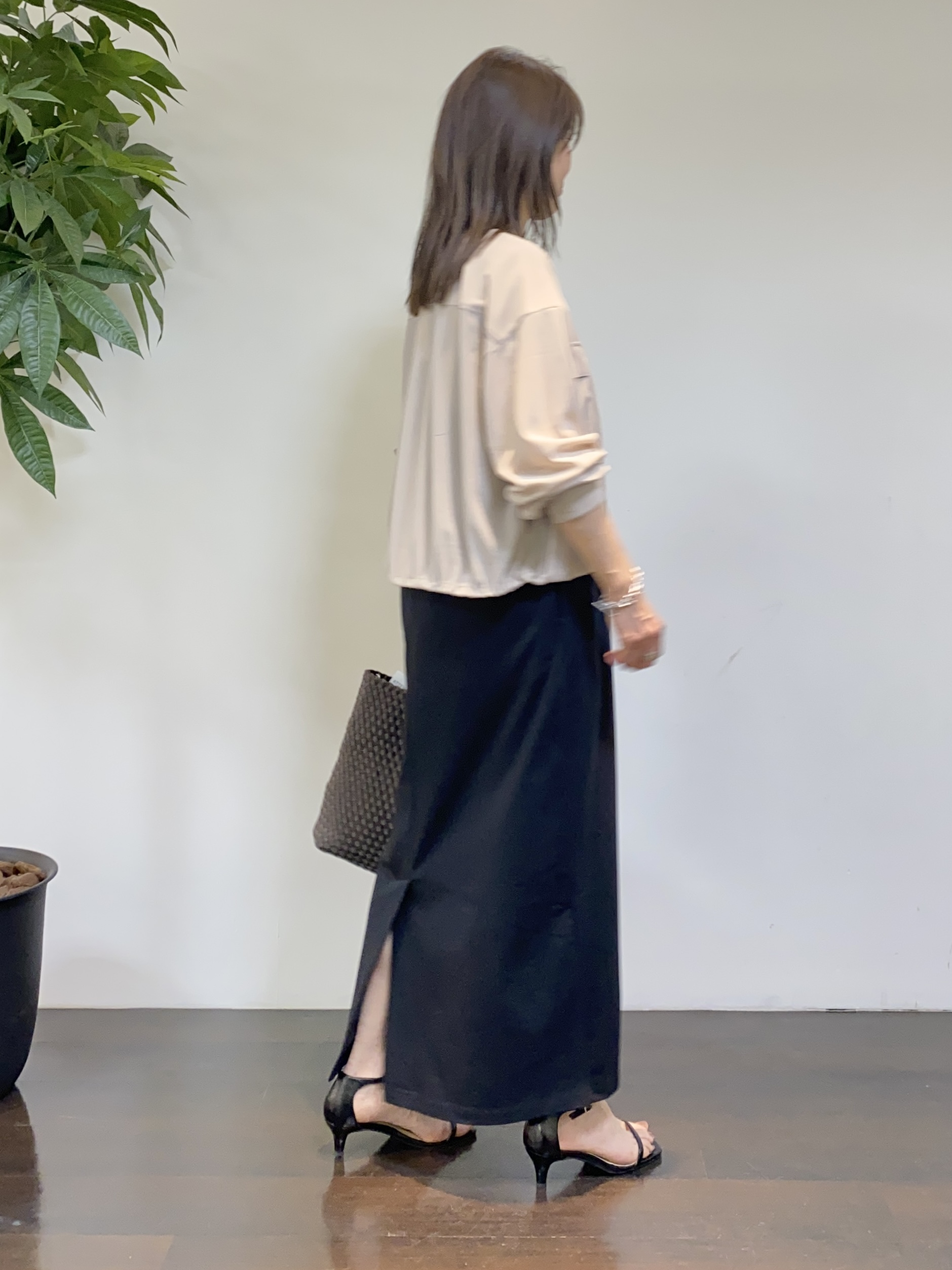 tomoさんの「UNTITLED｜【古畑星夏さん着用/洗える】シアーブルゾン」を使ったコーディネート