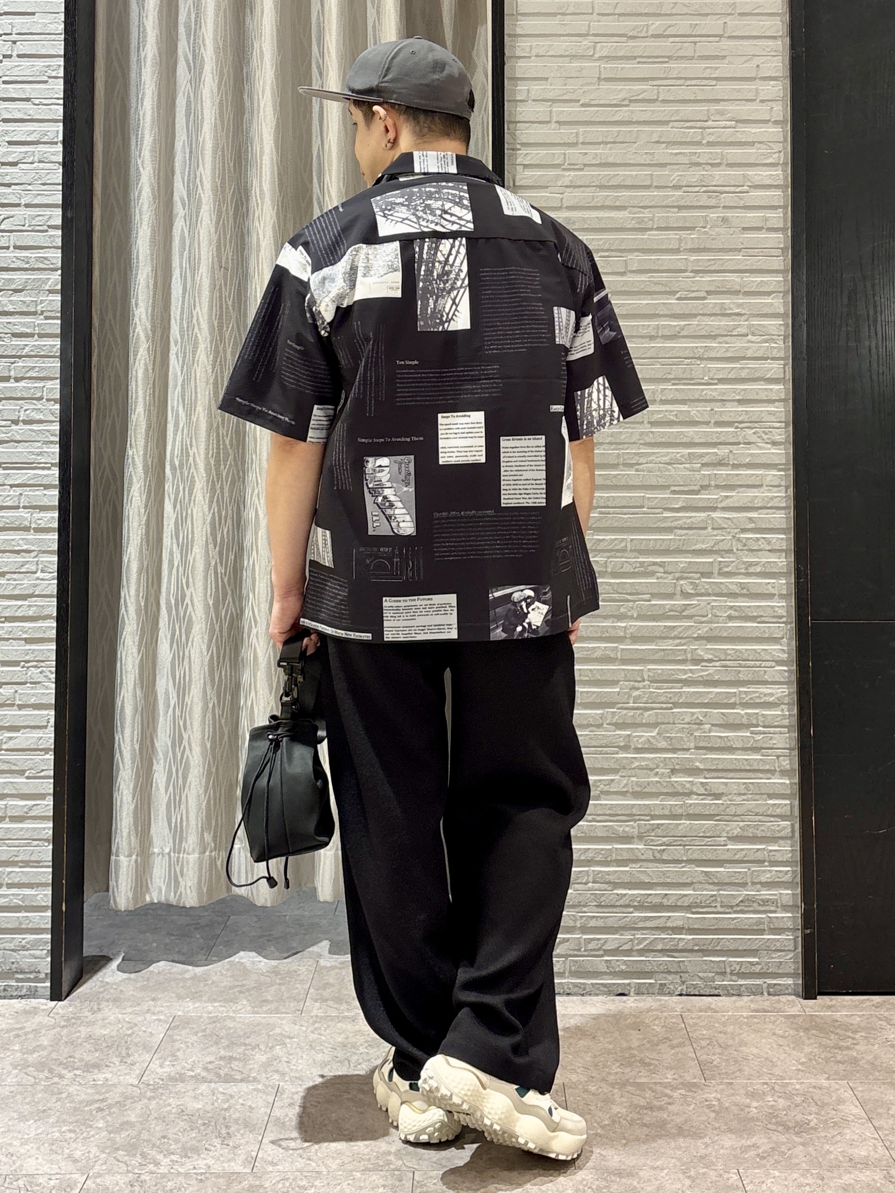 Pーyamaさんの「THE SHOP TK｜プリント柄 開襟半袖シャツ 洗濯機OK」を使ったコーディネート